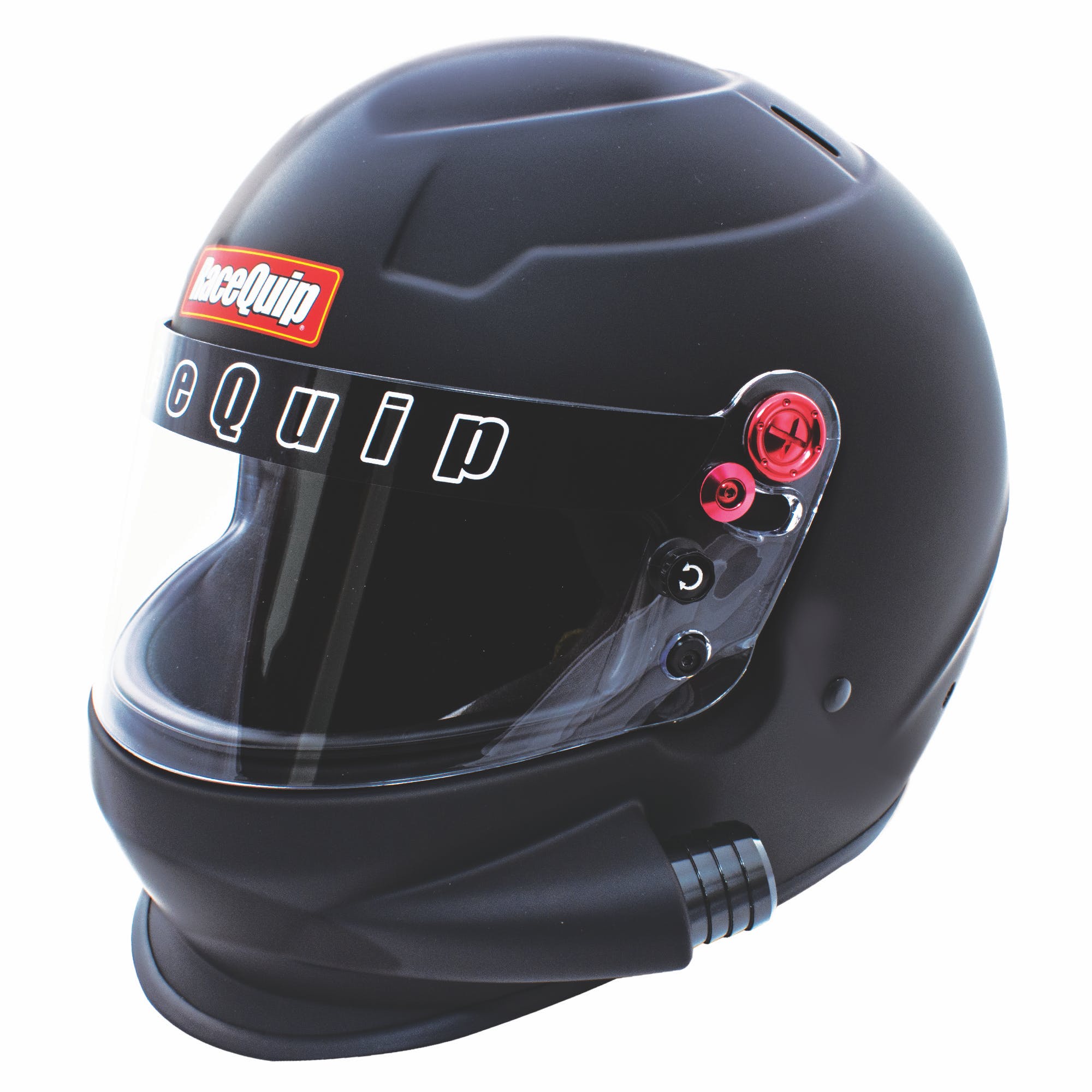 RaceQuip 296993 PRO20 Side Air Full Face Helmet Snell SA2020 Rated; Flat Black Medium