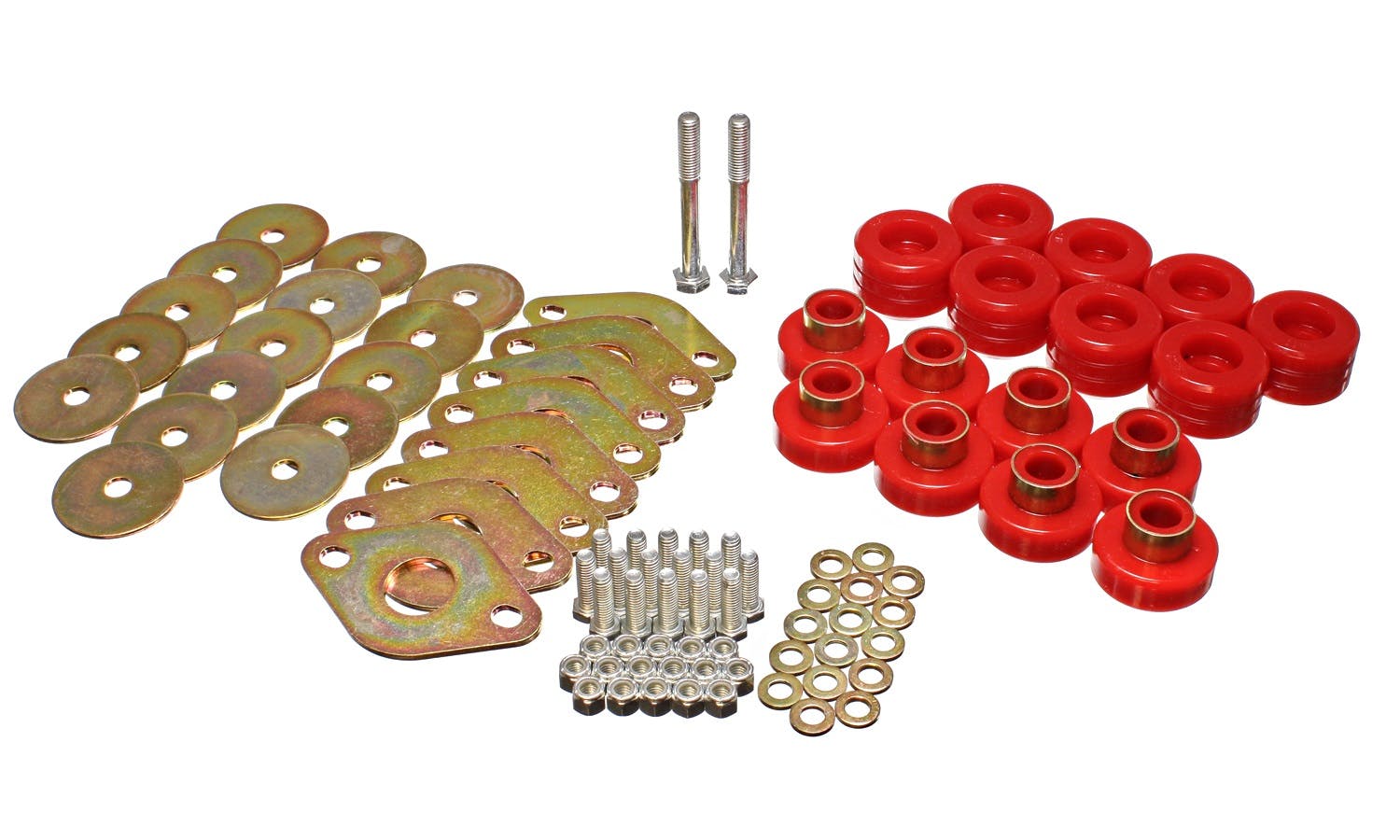 Energy Suspension 2.4111R Body Mount Set with hardware