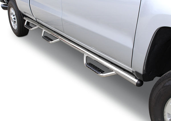 Go Rhino Chevrolet, GMC (Extended Cab Pickup - Bed Length: 78.8Inch) Step Nerf Bar D360401PS