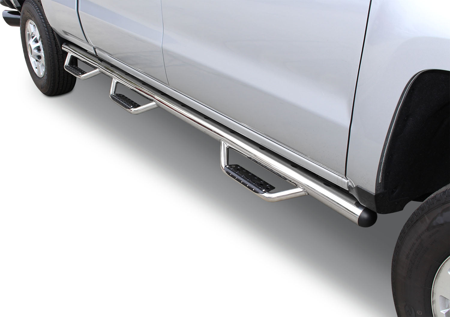 Go Rhino Chevrolet, GMC (Crew Cab Pickup - Bed Length: 97.6, 97.8Inch) Step Nerf Bar D360821PS