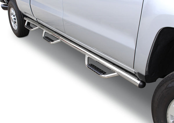 Go Rhino Chevrolet, GMC (Crew Cab Pickup - Bed Length: 78.8Inch) Step Nerf Bar D360781PS