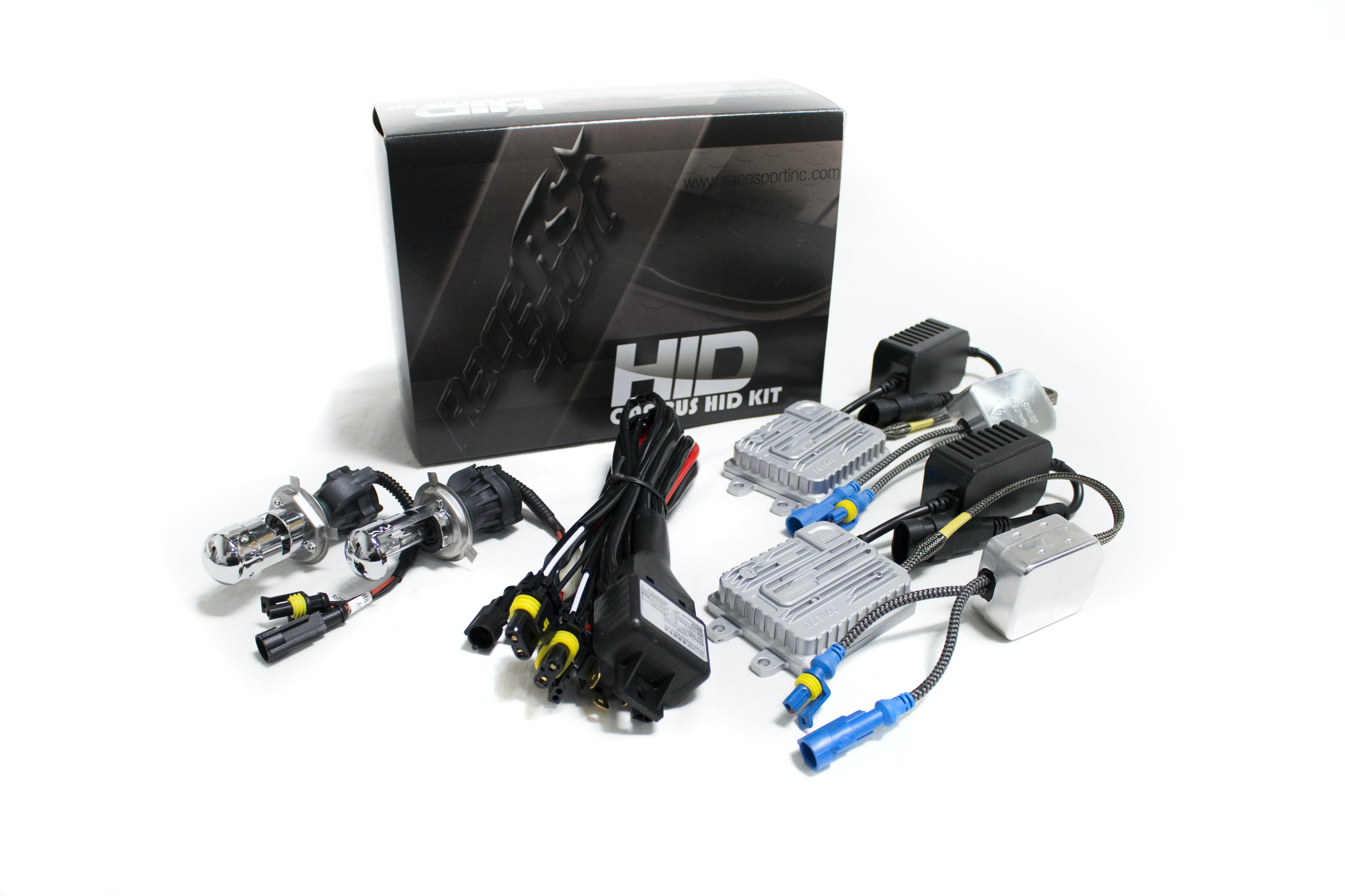 Race Sport Lighting H13B-6K-GEN6 H13-3 6K Bi-Xenon Gen6 CANBUS HID SLIM Ballast 99% Plug- and -Play Kit