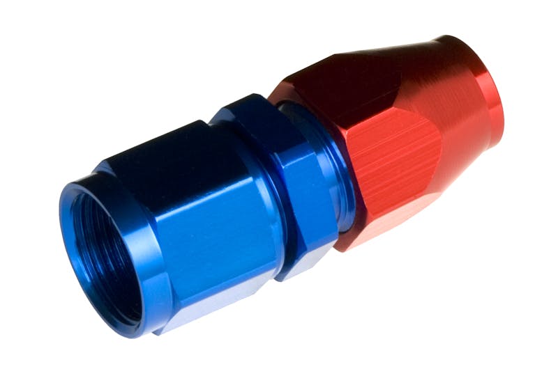Redhorse Performance 3000-06-06-1 -06 to 3/8in hard line Female Aluminum Hose End - red and blue