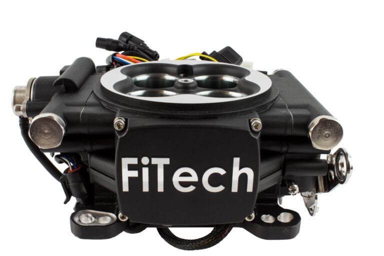 FiTech 35202 Go EFI 4 System (Black Finish) Master Kit w/ Force Fuel, Fuel Delivery System