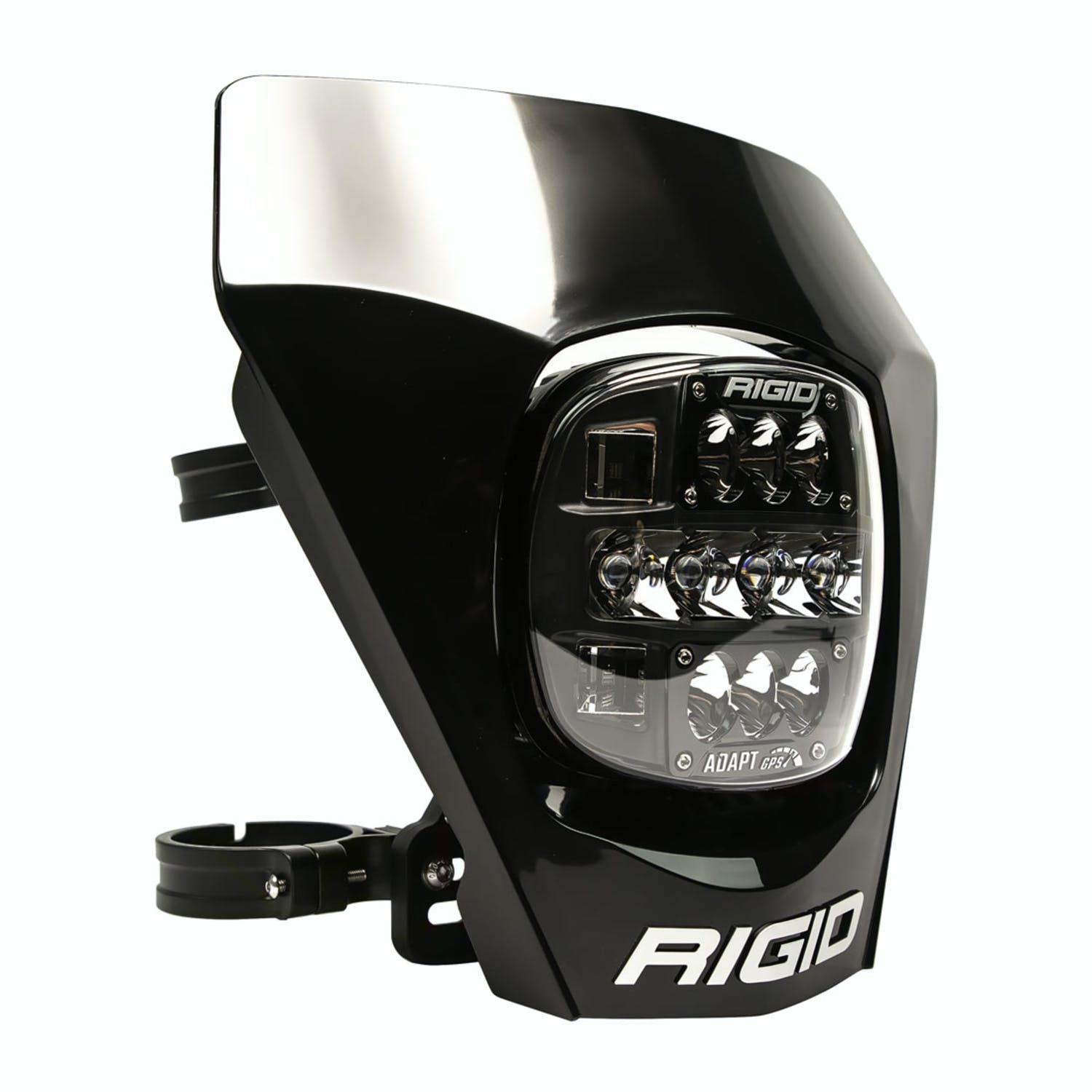 RIGID Industries 300418 Adapt XE Number Plate, Black | Single
