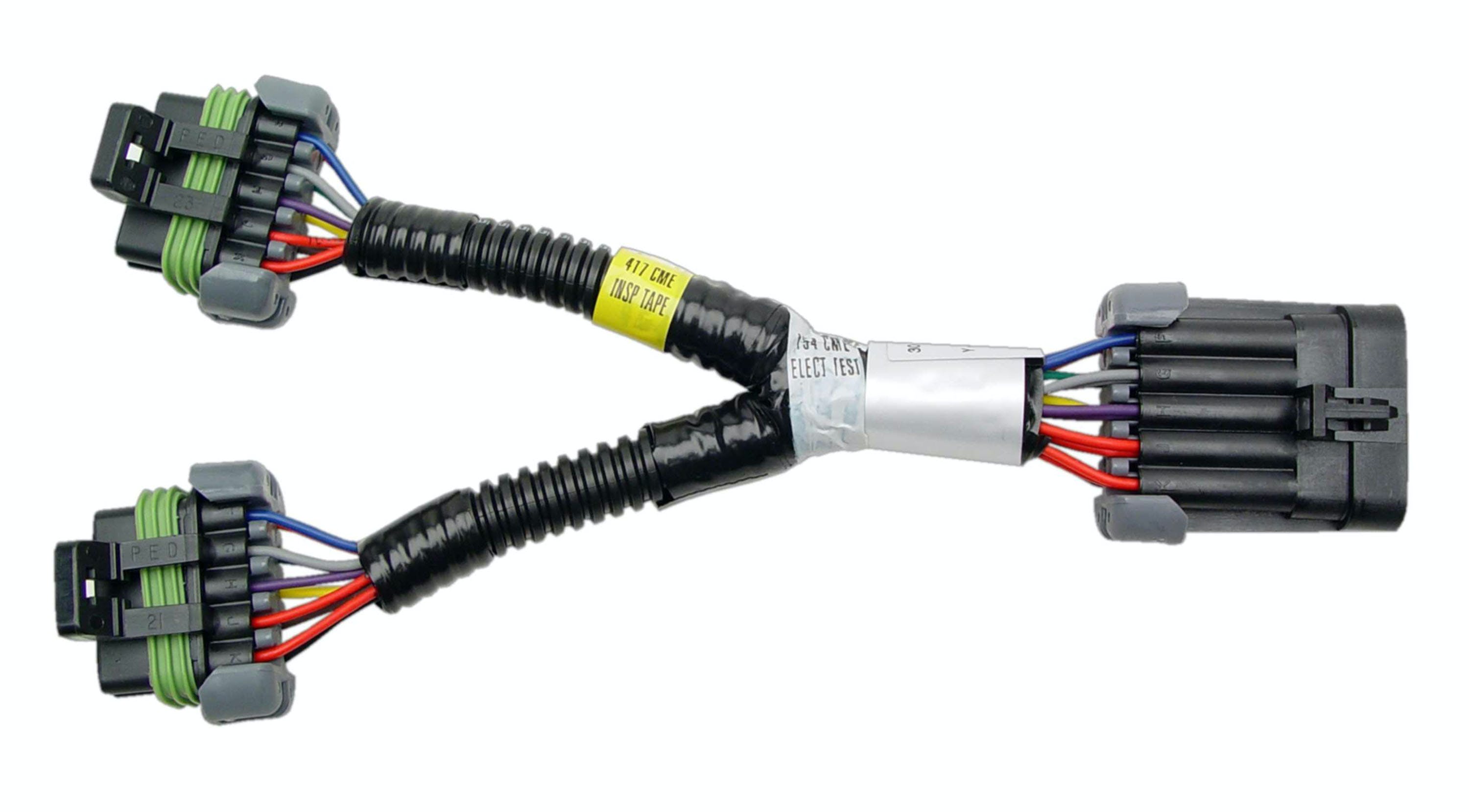 FAST - Fuel Air Spark Technology 301205 XFI Fuel Injector Y Adapter Harness for Multiple Injectors