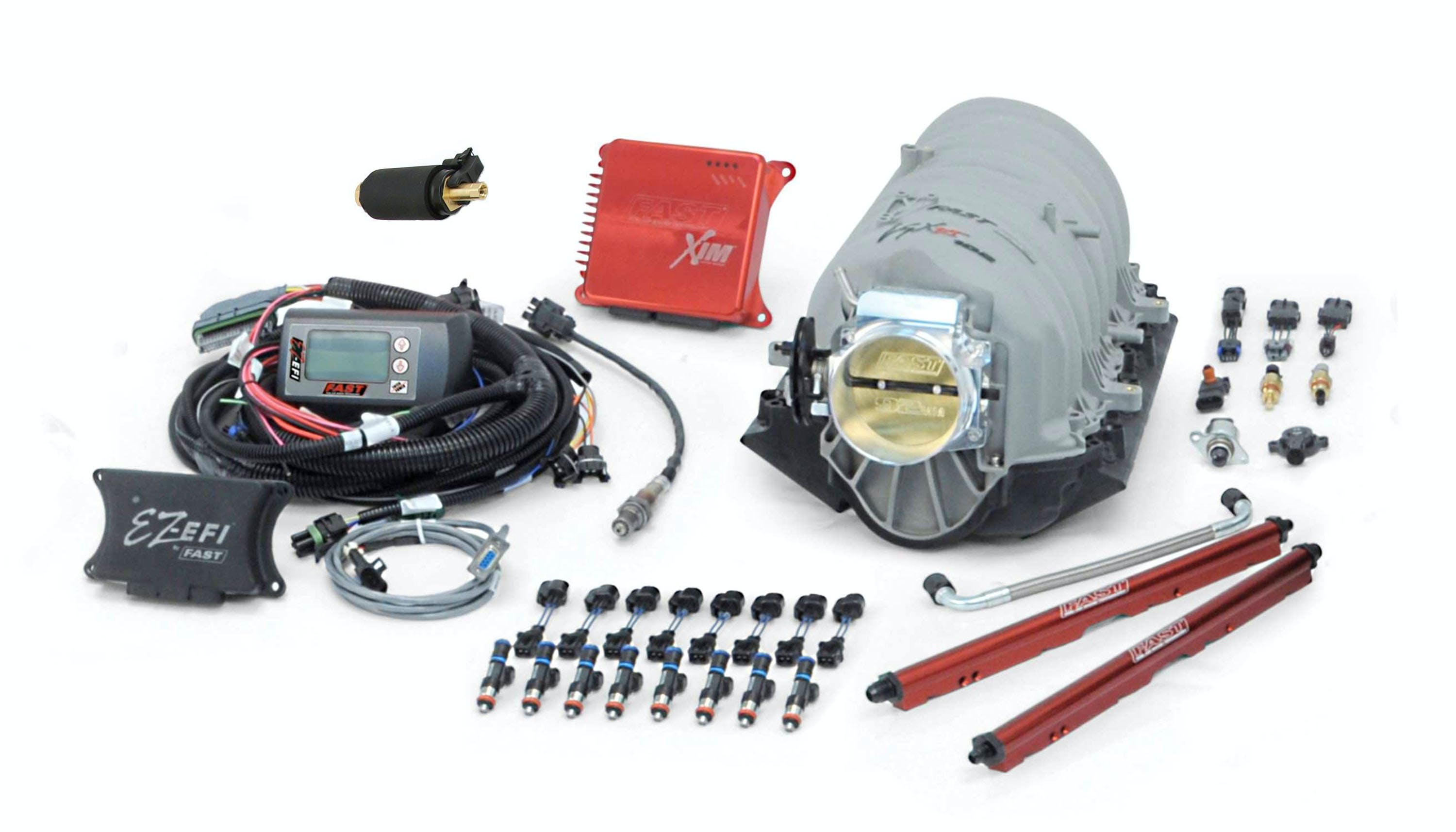 FAST - Fuel Air Spark Technology 302003L LS EZ EFI with XIM, Inline Fuel Pump and Truck Manifold