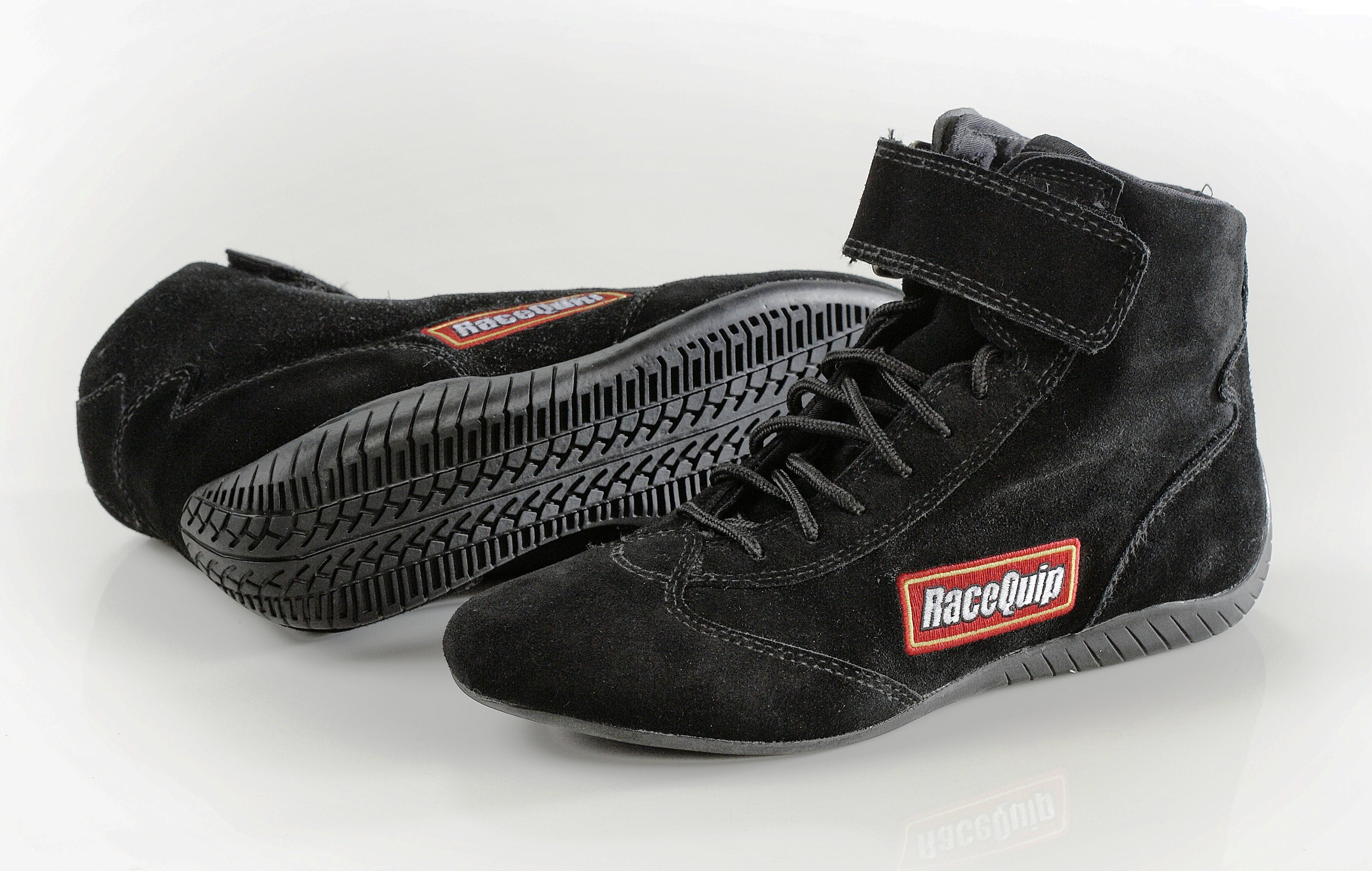 RaceQuip 30300090 Basic SFI Racing Shoes (Black, Size 9)
