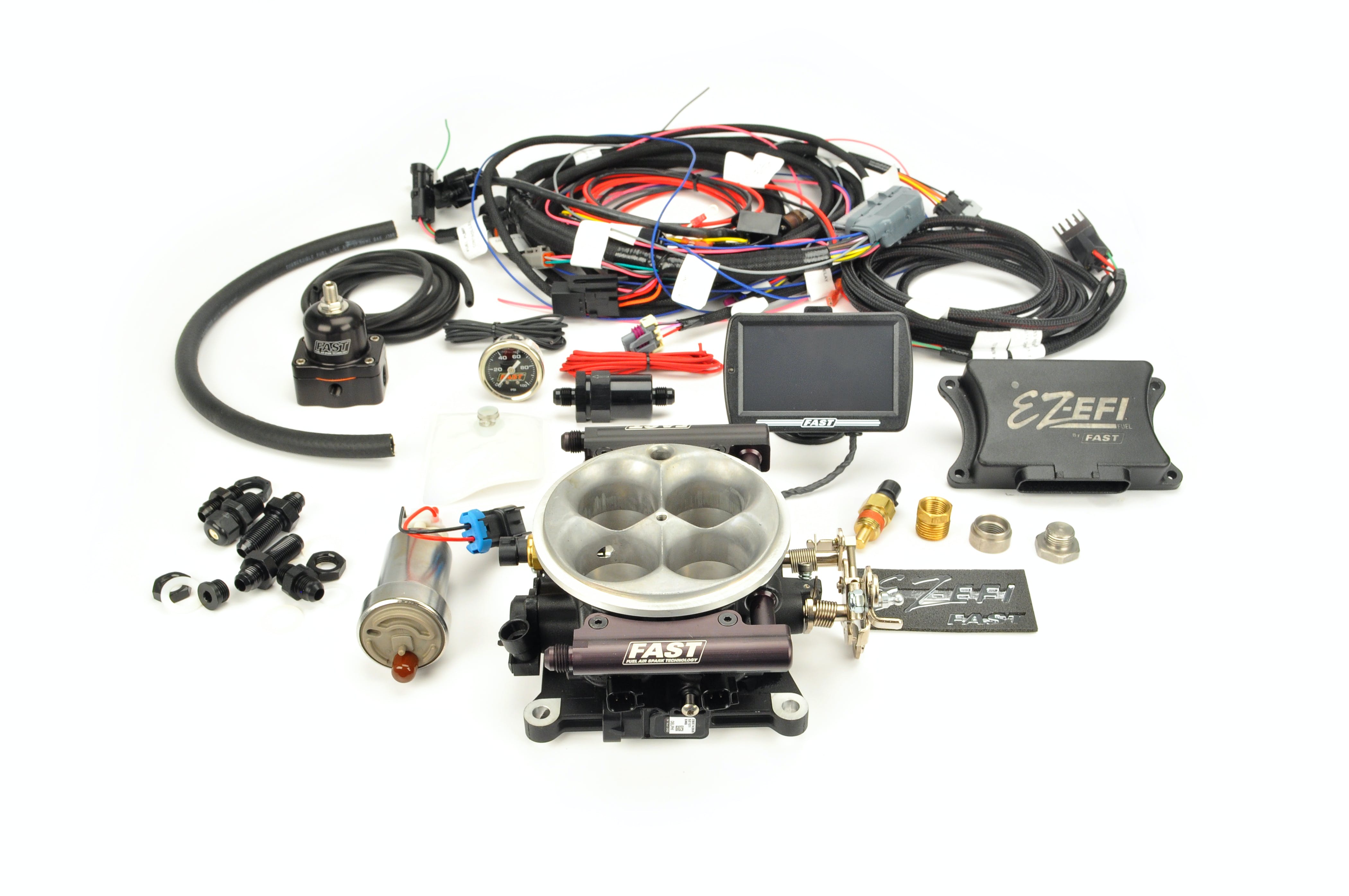 FAST - Fuel Air Spark Technology 30447-06KIT EZ Fuel Self-Tuning Throttle Body Injection Kit w/ In-Tank Fuel Pump