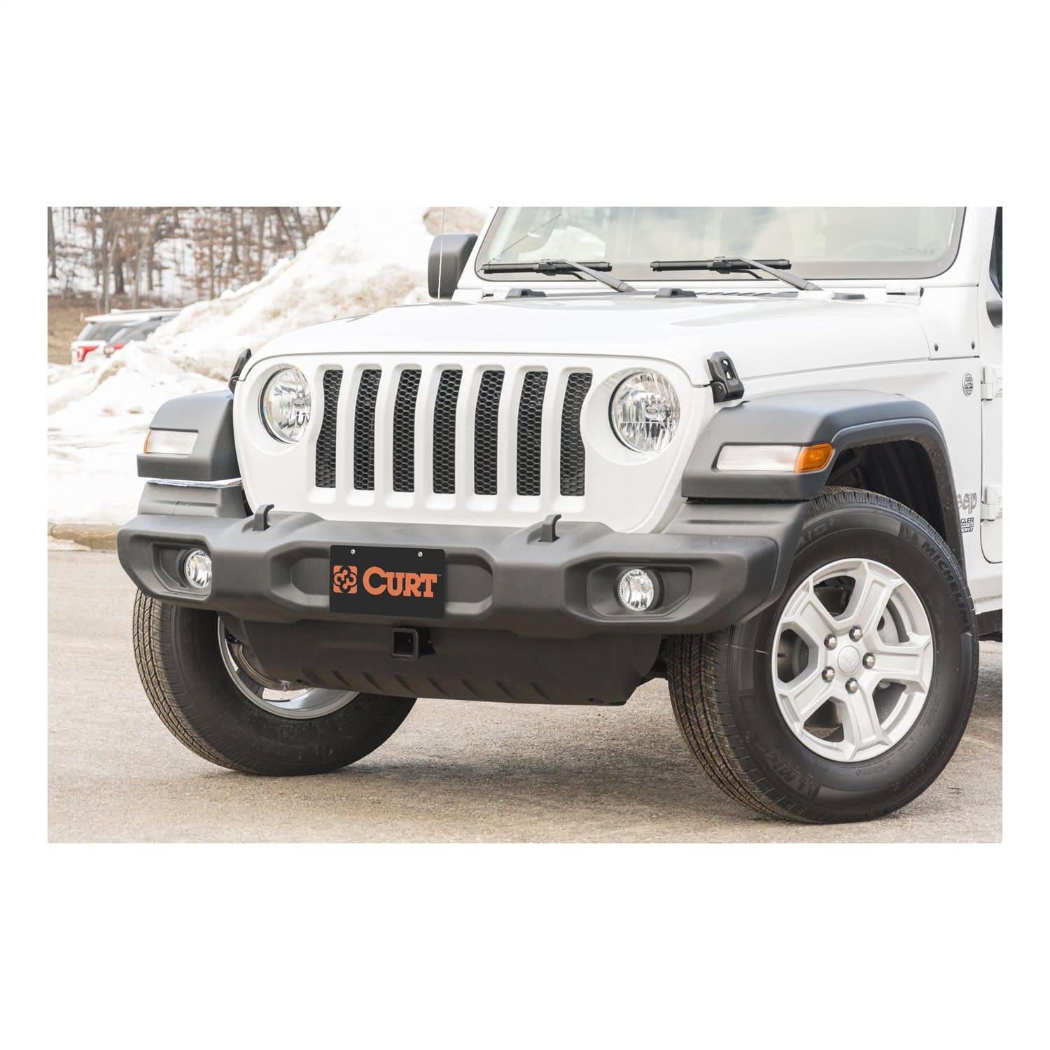 CURT 31086 2 Front Receiver Hitch, Select Jeep Wrangler JL, Gladiator