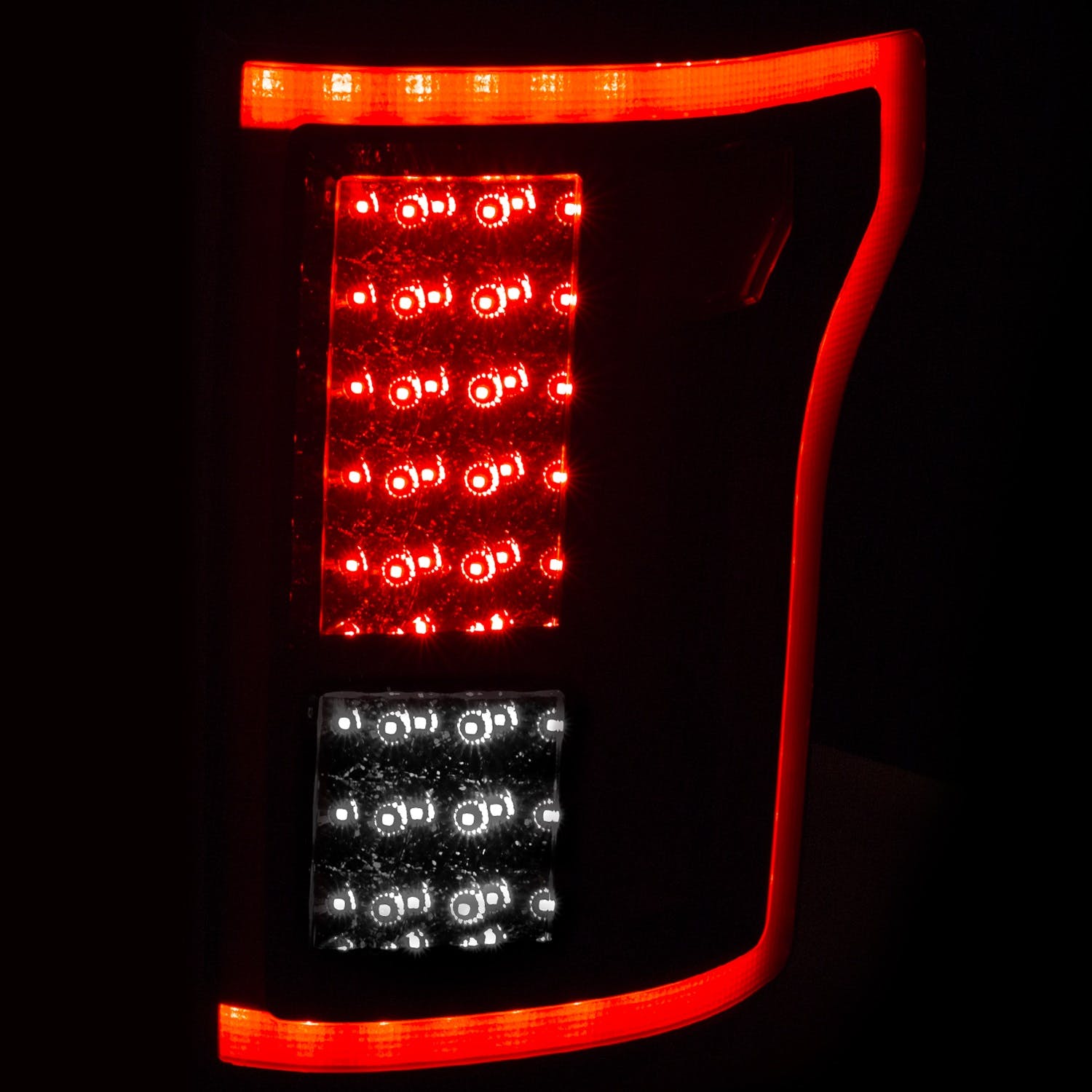 AnzoUSA 311263 LED Taillights Red/Smoke