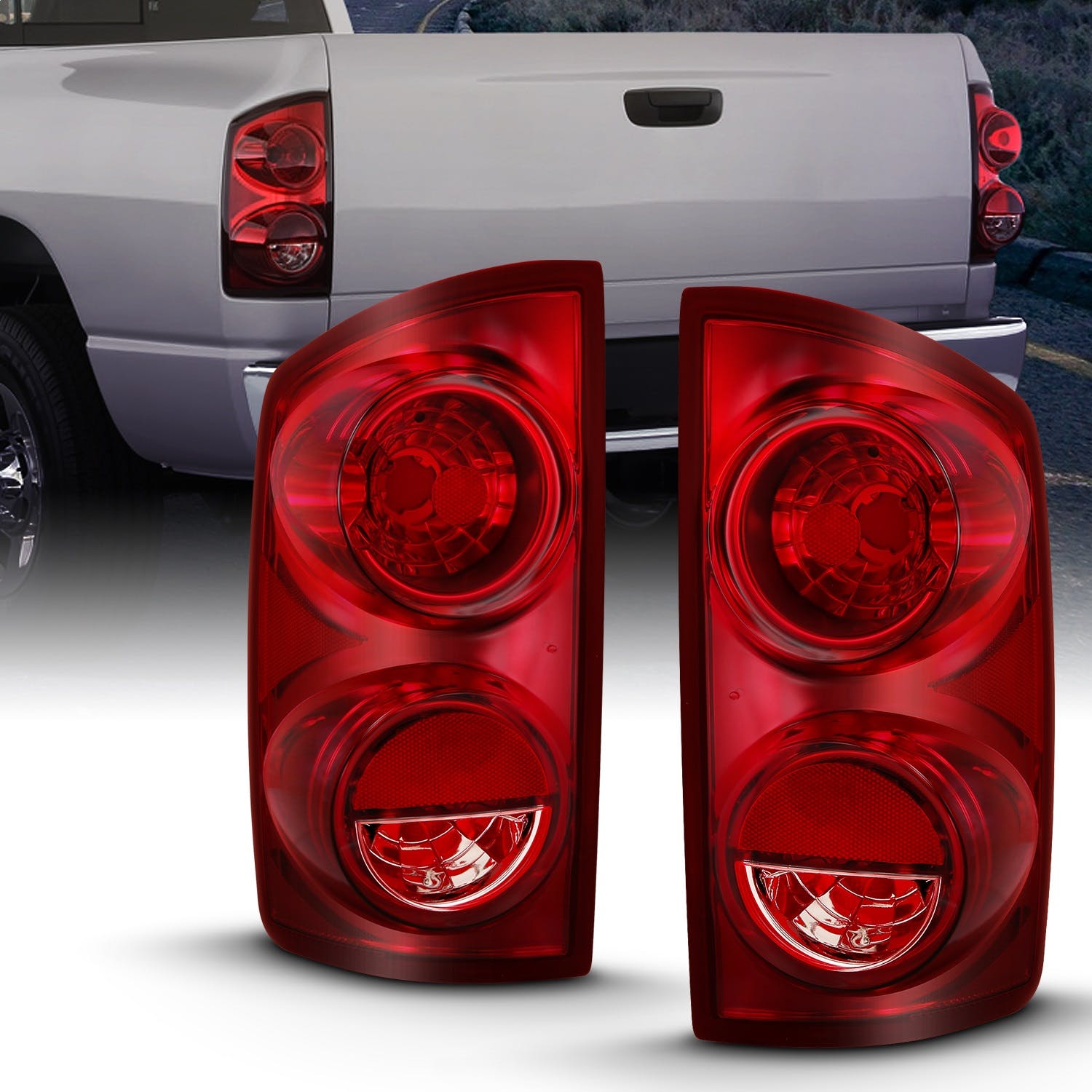 AnzoUSA 311309 Tail Light Red Lens (OE)