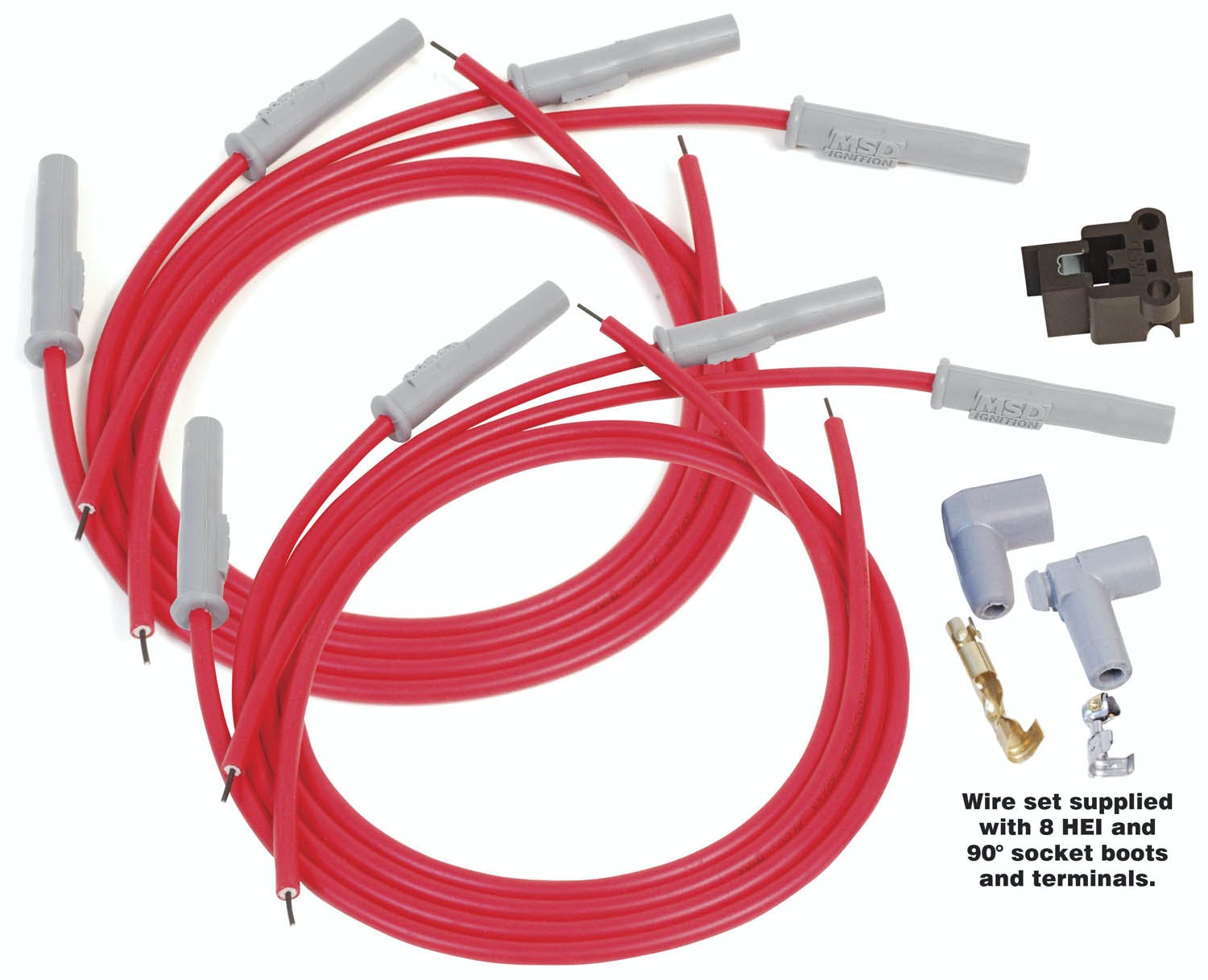 MSD Performance 31199 Wire Set, SC, 8-cyl MA Plug, Socket/HEI