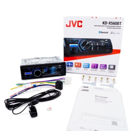 JVC KD-X560BT Digital media receiver for Jeep, powersports, or marine – JBs  Power Centre