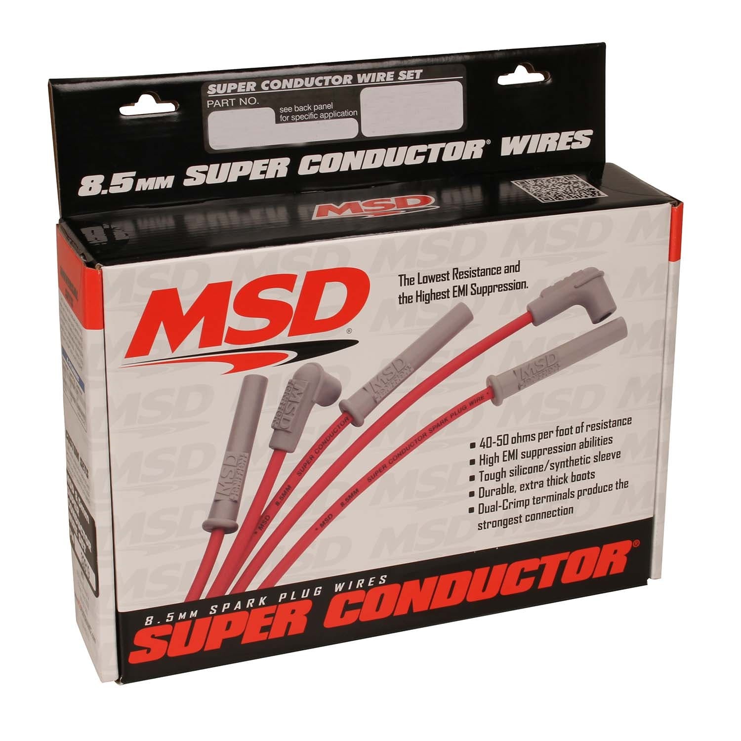 MSD Performance 31809 Wire Set, Super Cond. Chevy 454 88-On
