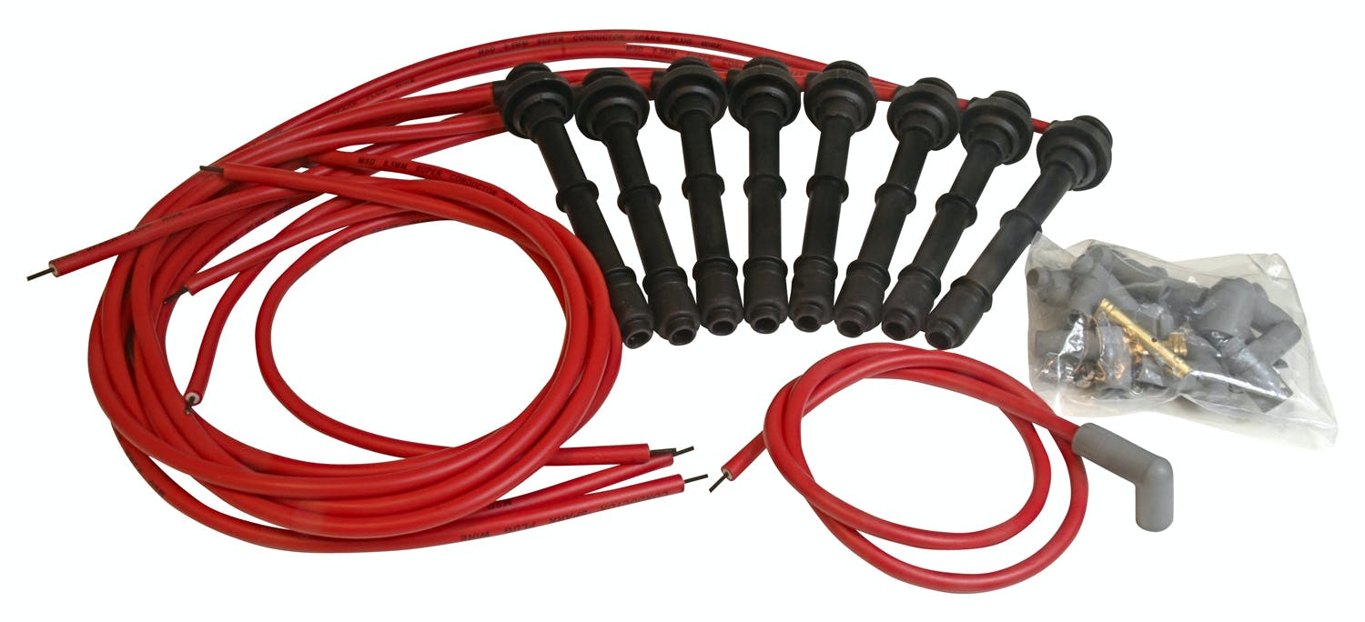 MSD Performance 31889 Wire Set SC Red 96-04 Ford 4.6 DOHC Univ