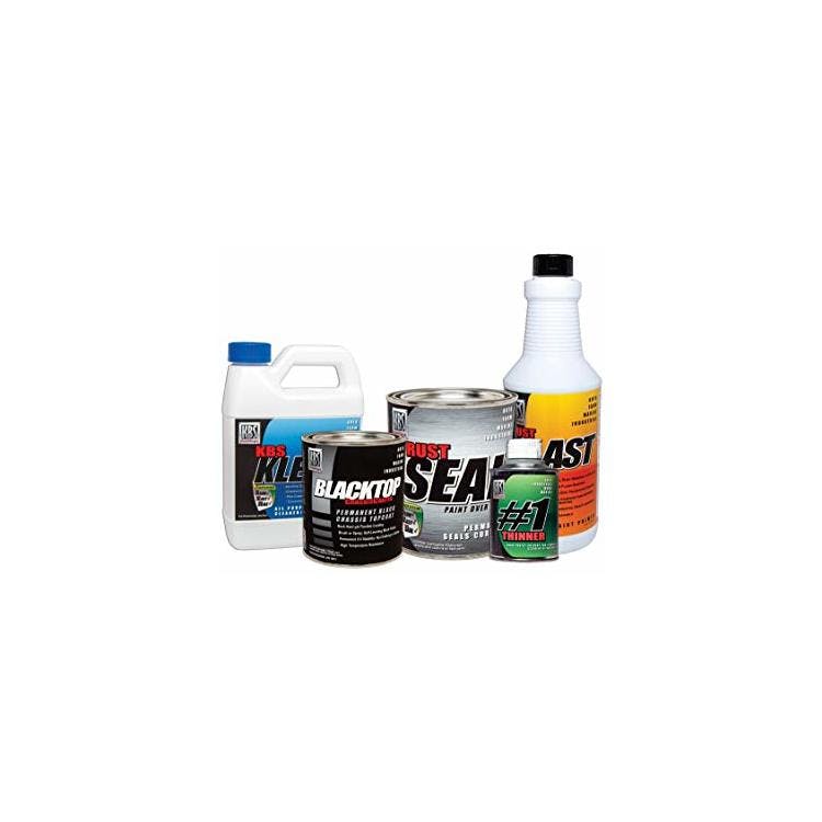 KBS Coatings All-In-One Kit - Safety Blue - Satin Black 5751002