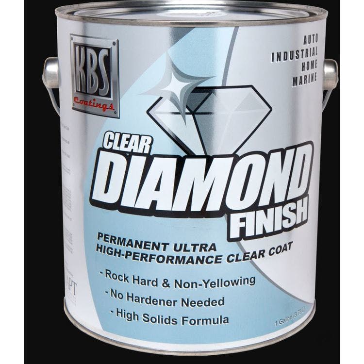 DiamondFinish Clear Aerosol - Clear Coat - Non-Yellowing - Crazy