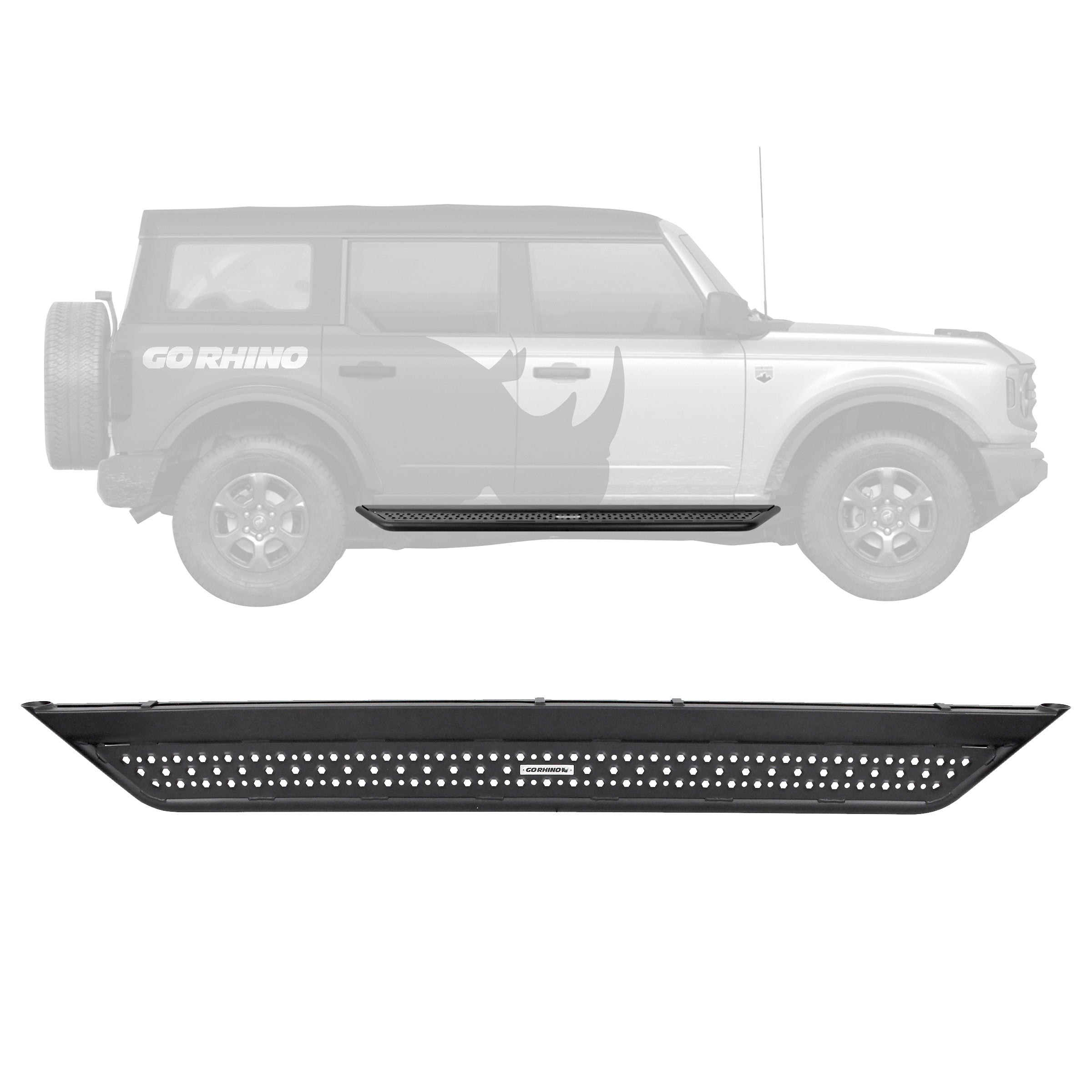 Go Rhino 21-23 Ford Bronco Sport (Sport Utility) Step Nerf Bar D64029T