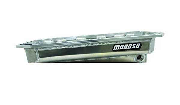 Moroso 20054 Dry Sump Aluminum Oil Pan and Pickup (6-3/8 Deep in back, Chrysler/Funny Car)