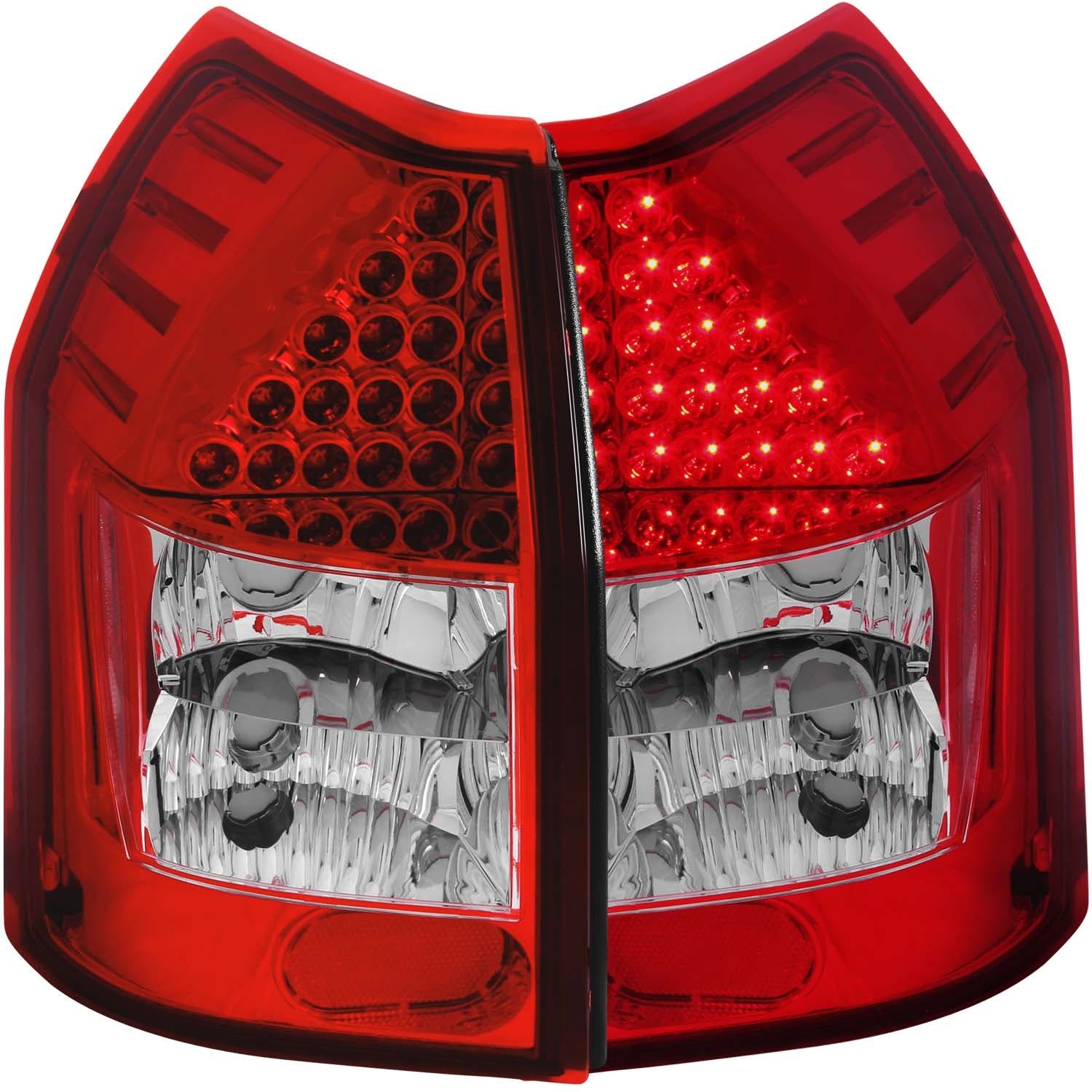 AnzoUSA 321015 LED Taillights Red/Clear