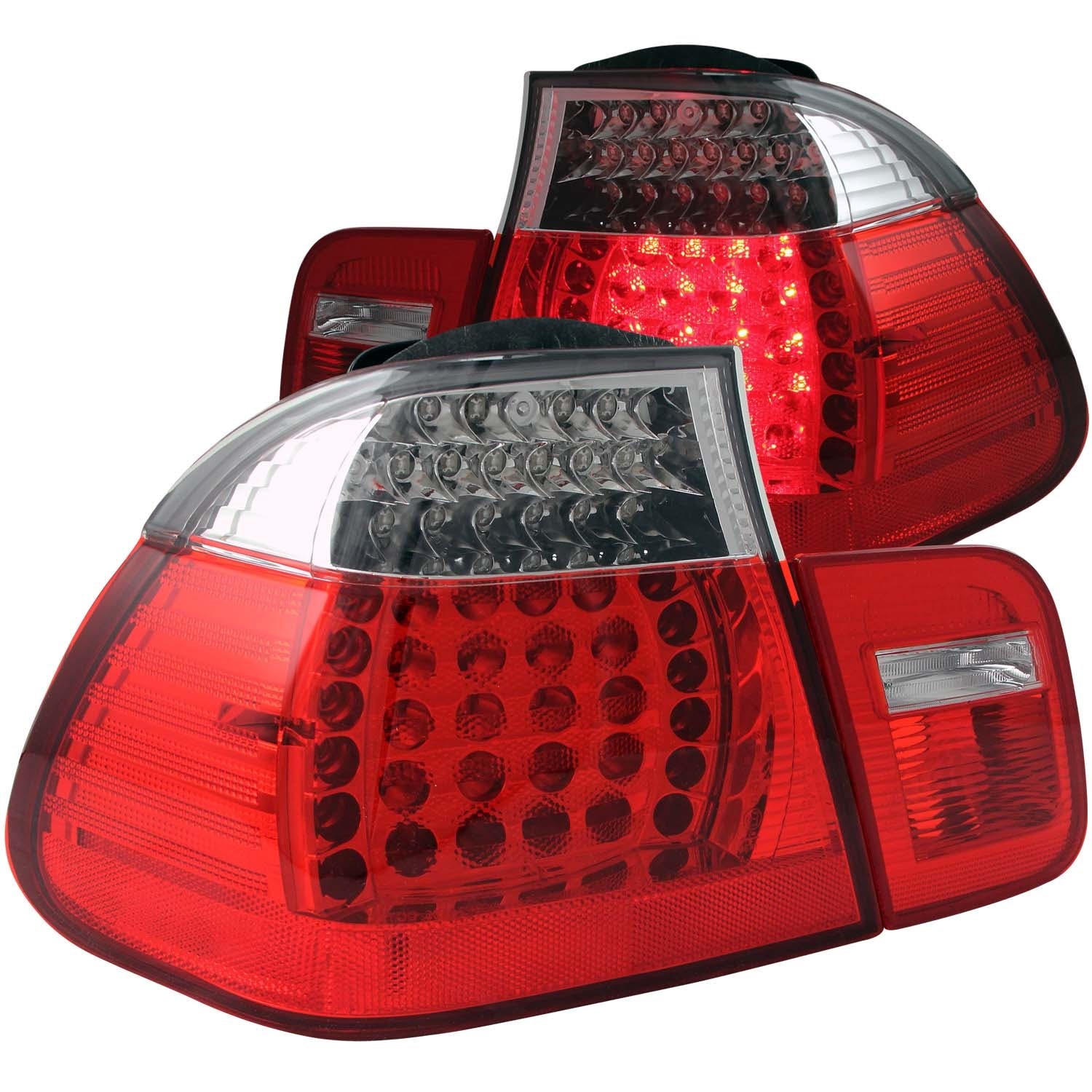 AnzoUSA 321096 LED Taillights Red/Clear
