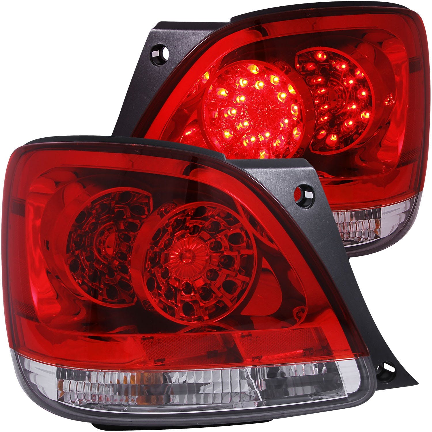 AnzoUSA 321101 LED Taillights Red/Clear