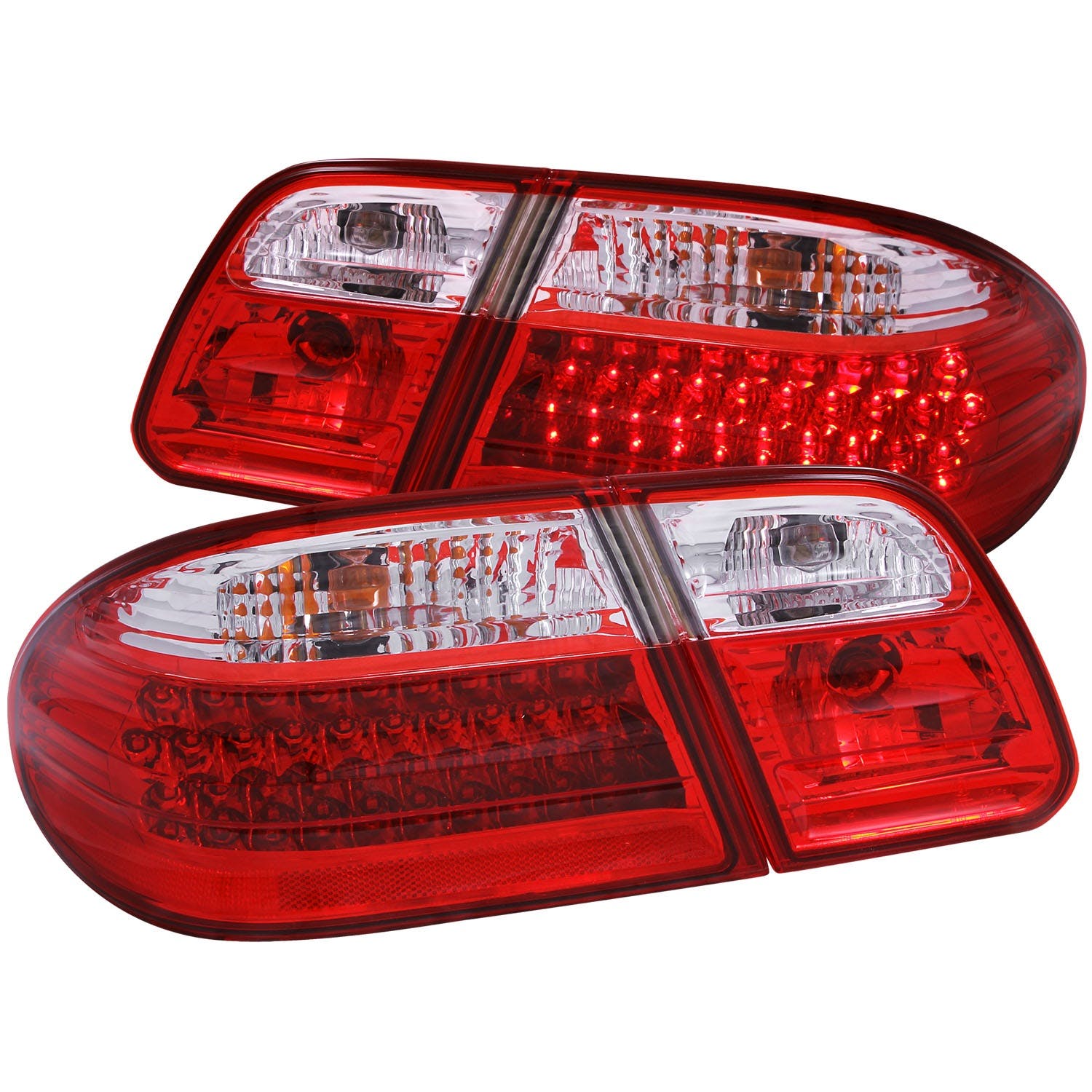 AnzoUSA 321114 LED Taillights Red/Clear