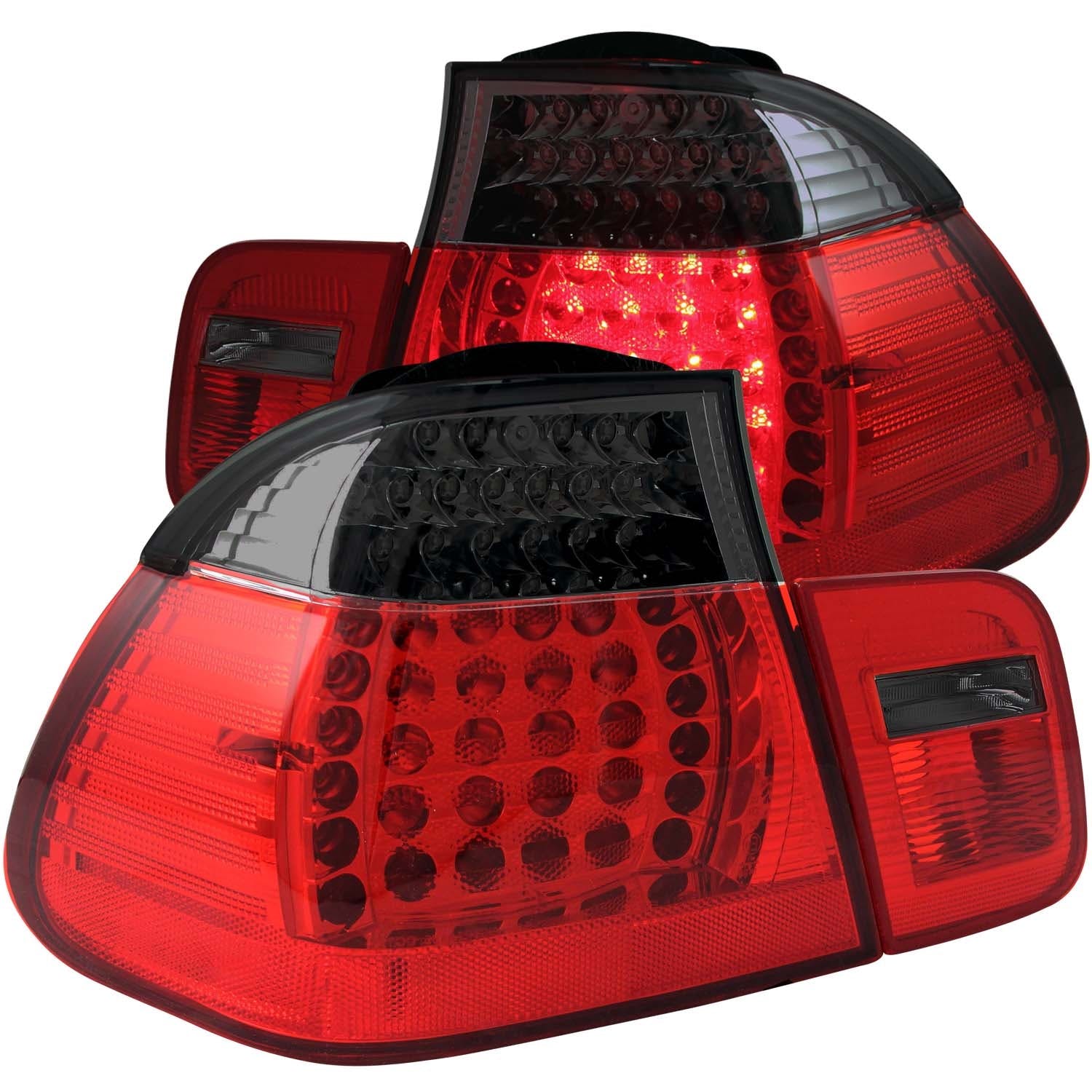 AnzoUSA 321123 LED Taillights Red/Smoke