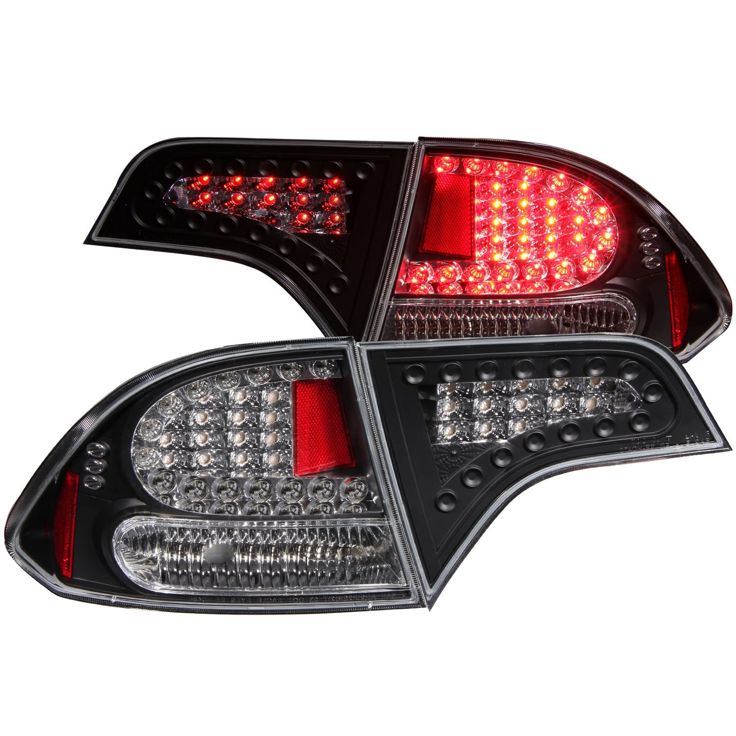 AnzoUSA 321152 LED Taillights Black
