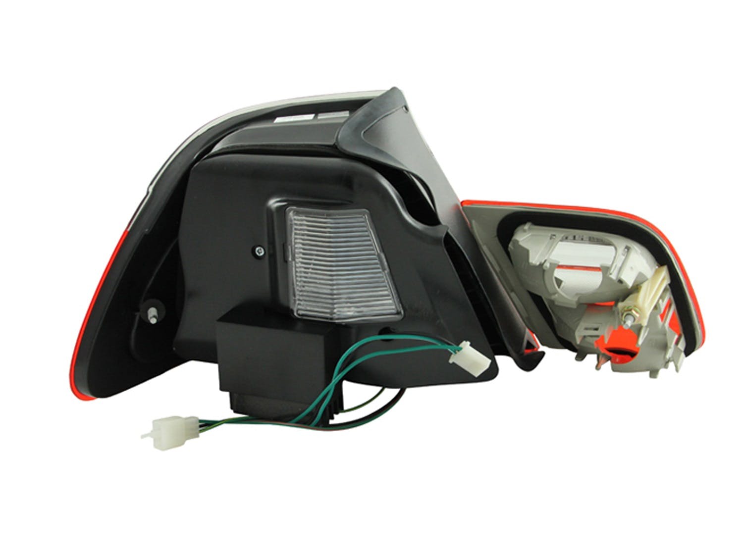 AnzoUSA 321186 LED Taillights Red/Smoke 4pc