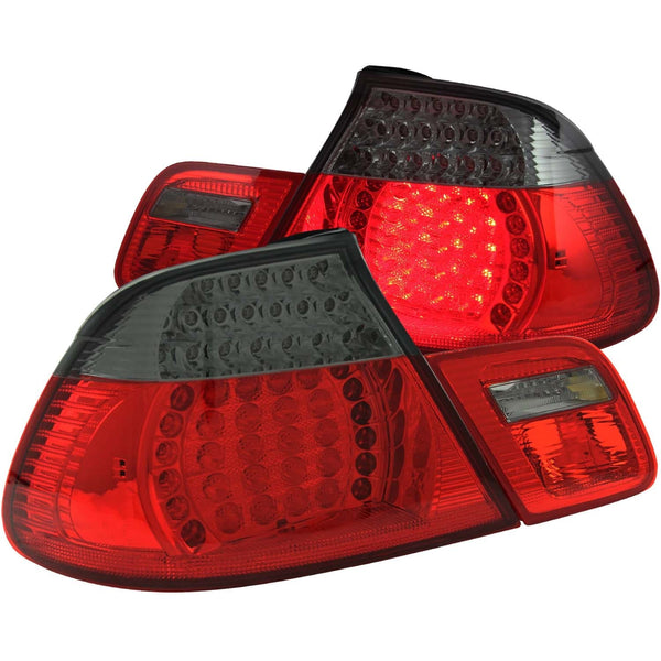 AnzoUSA 321186 LED Taillights Red/Smoke 4pc