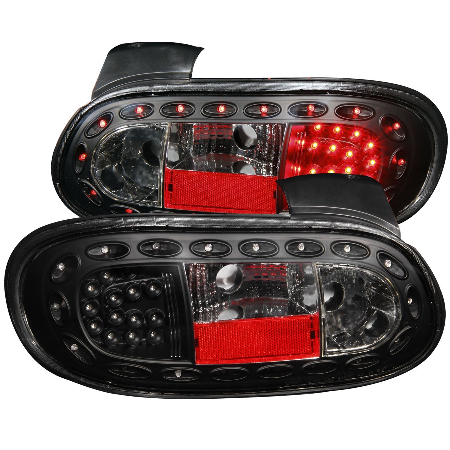 AnzoUSA 321212 LED Taillights Black