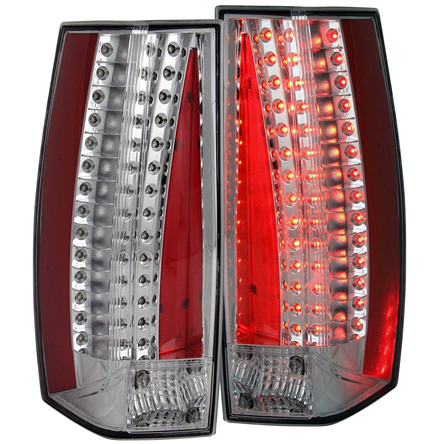 AnzoUSA 321287 LED Taillights Chrome