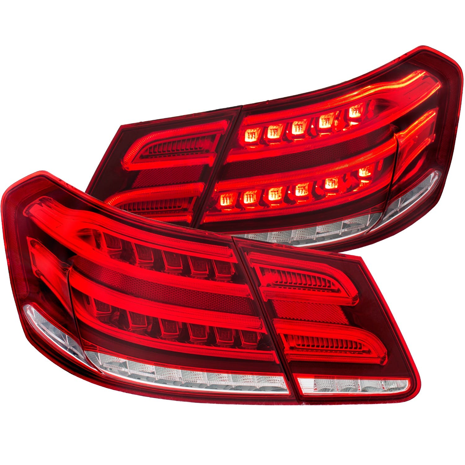 AnzoUSA 321331 LED Taillights Red/Clear