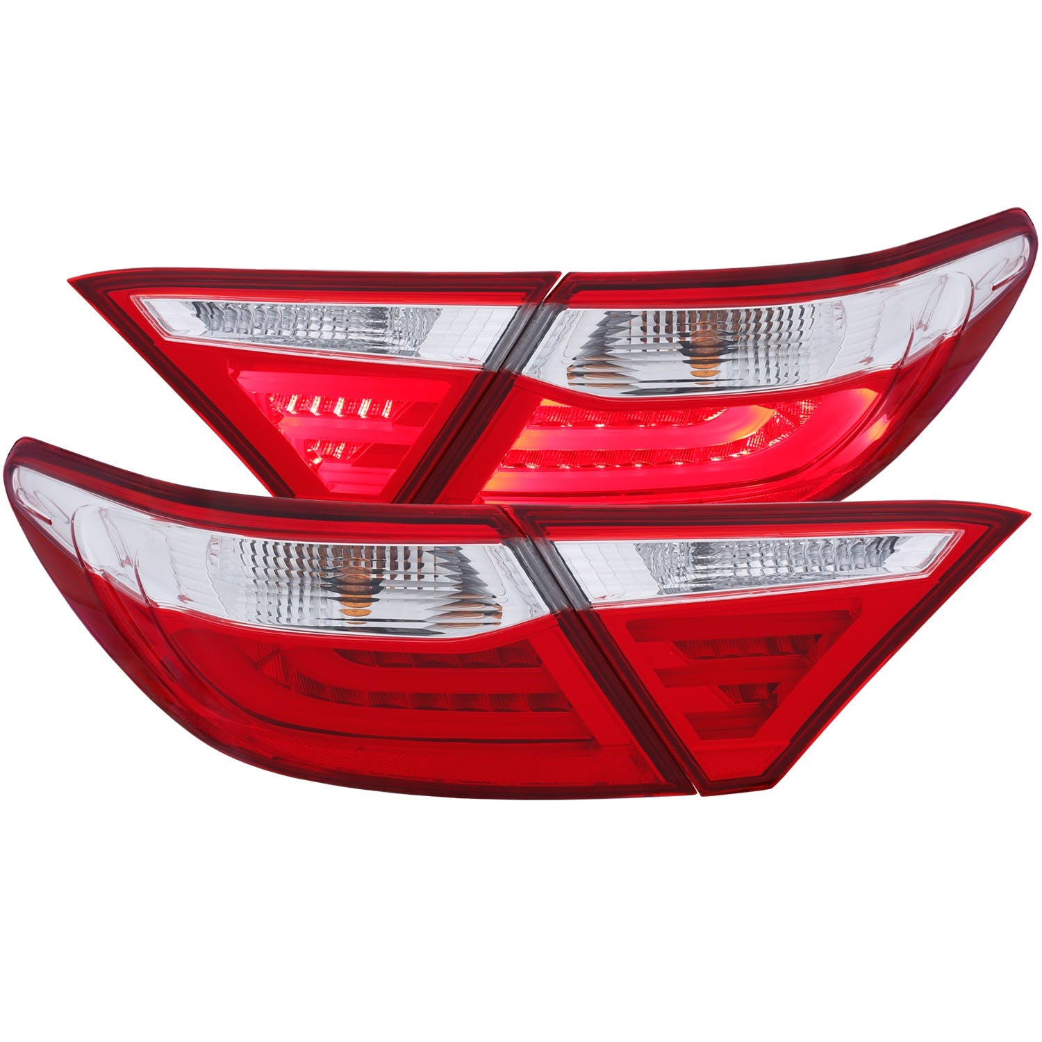 AnzoUSA 321335 LED Taillights Red/Clear