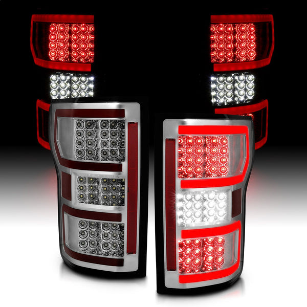 AnzoUSA 321340 LED Taillights Chrome