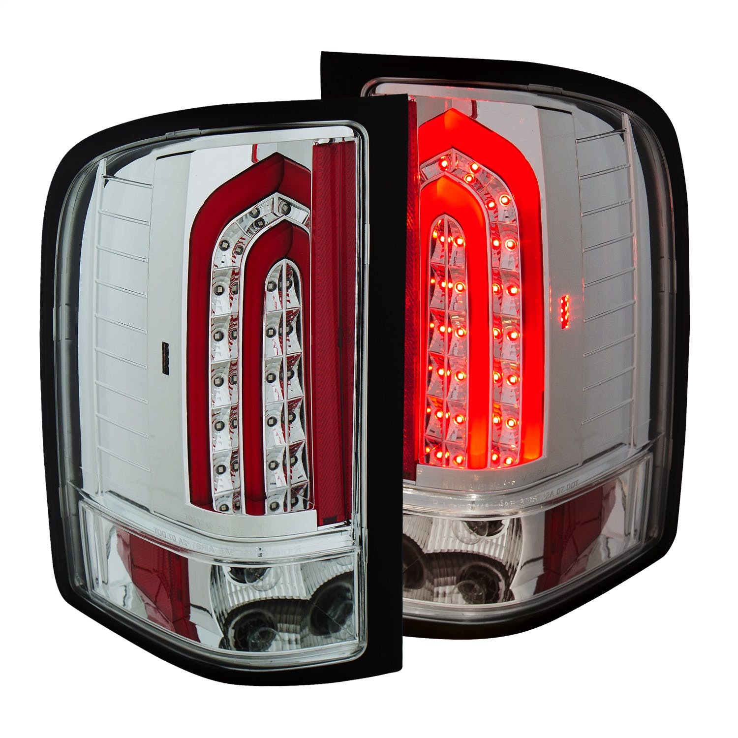 AnzoUSA 321341 LED Taillights Chrome