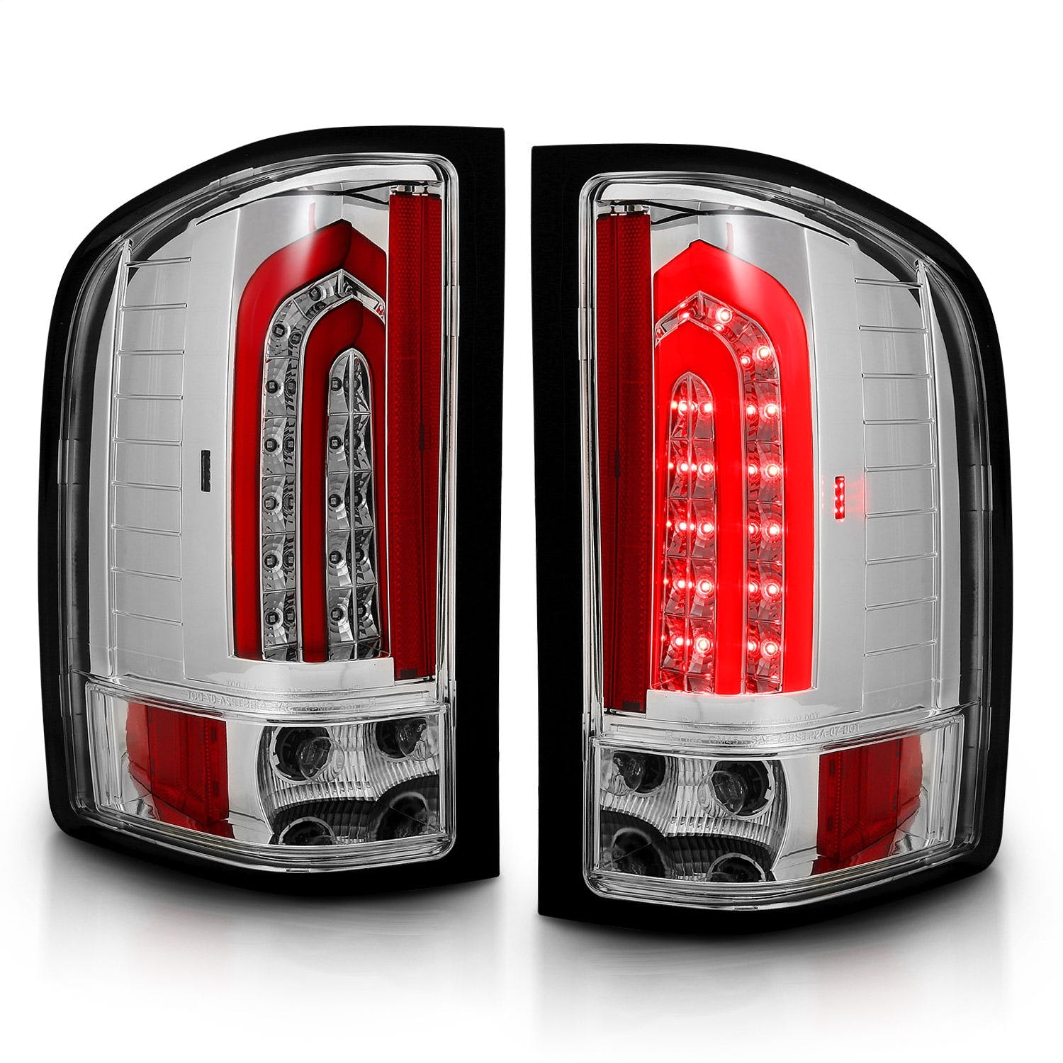 AnzoUSA 321341 LED Taillights Chrome