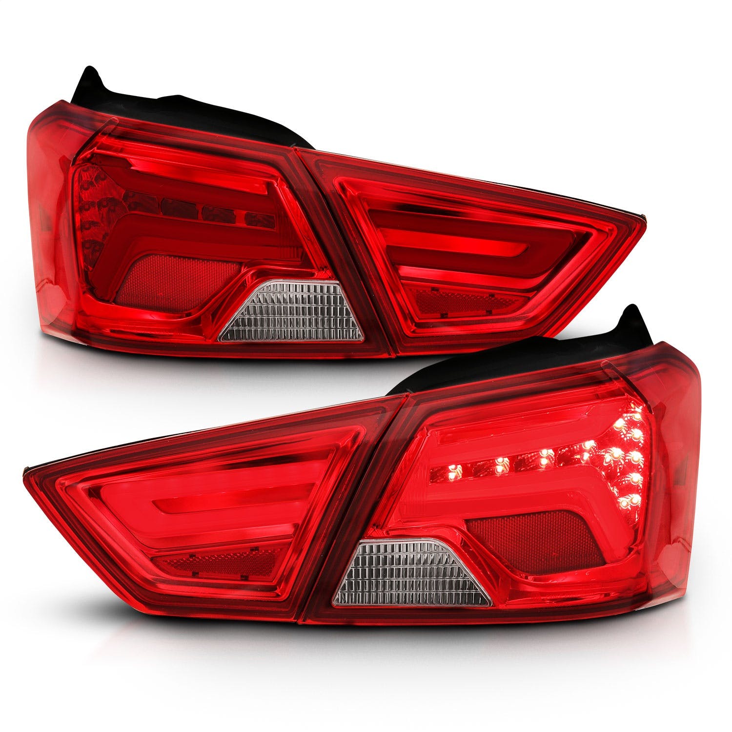 AnzoUSA 321346 LED Taillights Red/Clear