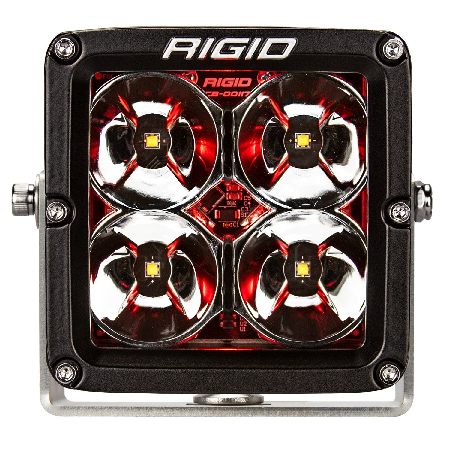 RIGID Industries 32203 Radiance Pod XL Red Backlight , Pair