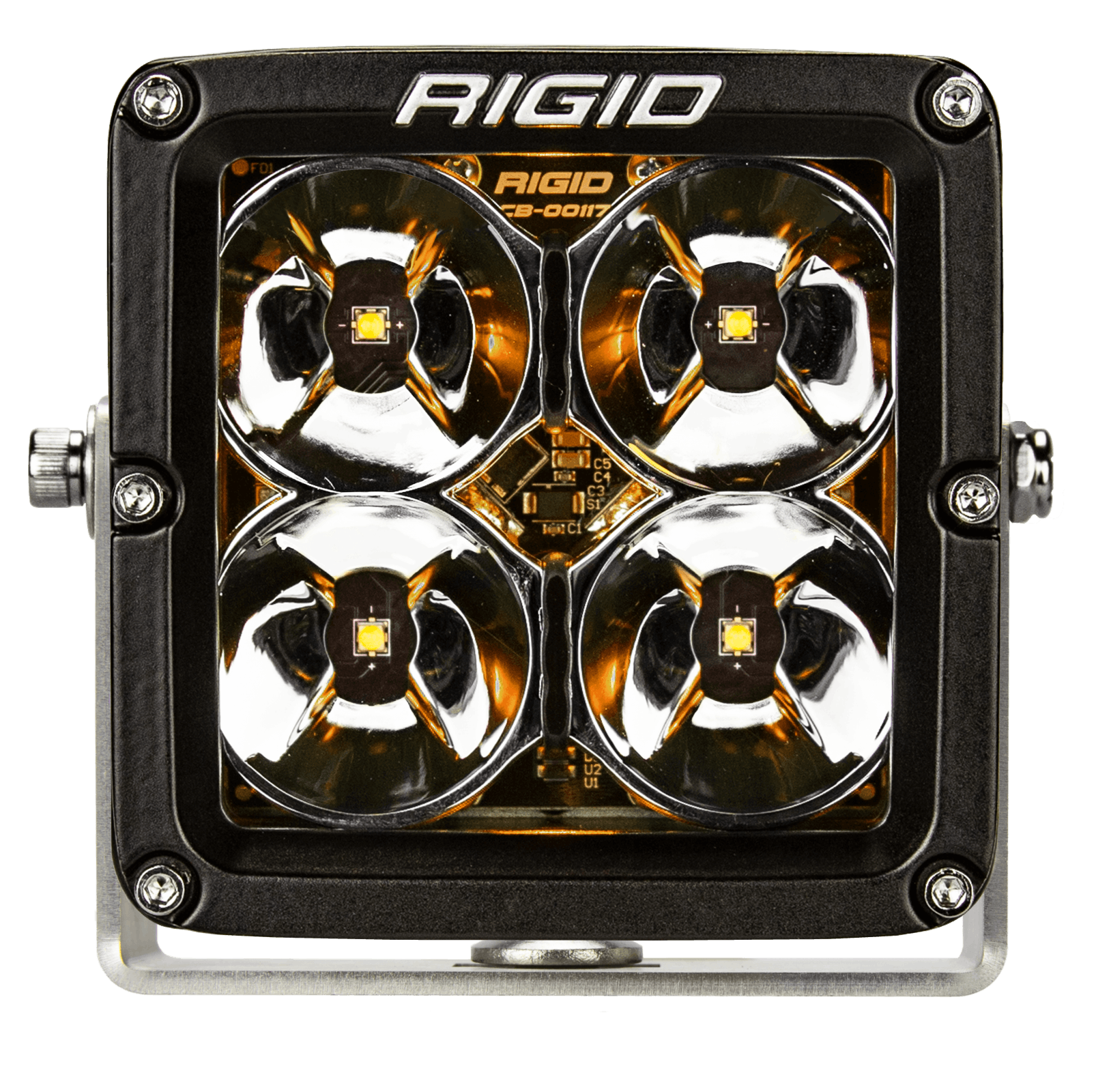 RIGID Industries 32205 Radiance Pod XL Amber Backlight, Pair