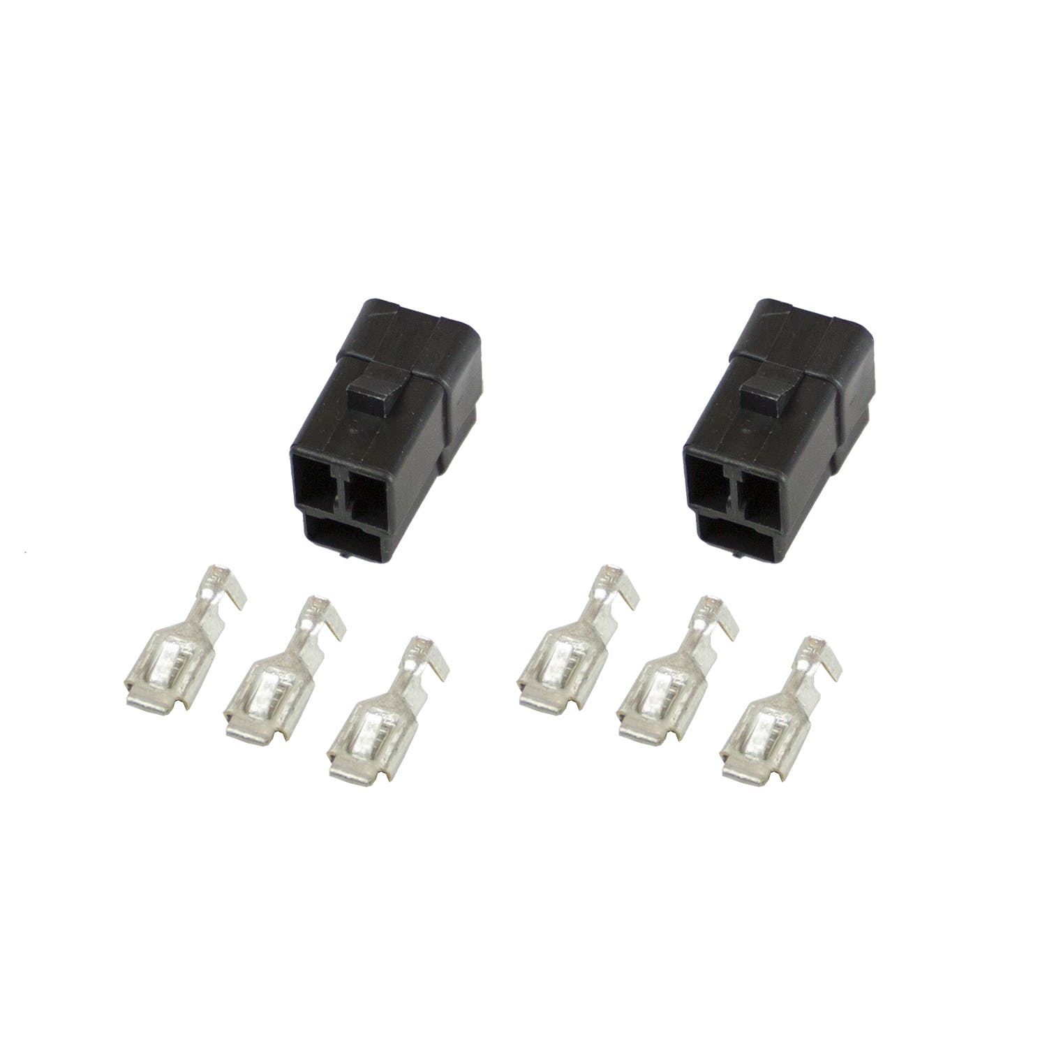 AutoMeter Products 3298 Connector; Wiring; 3 terminal; for Elec. (Short Sweep) Gauges; qty. 2