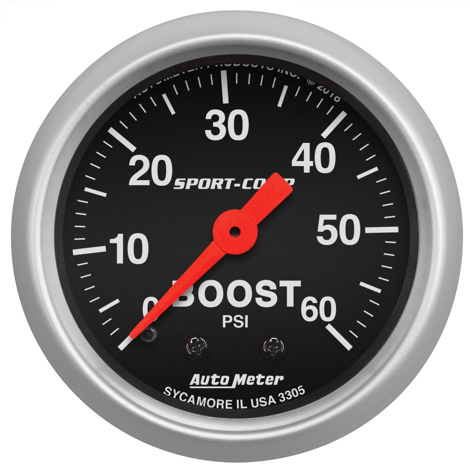 AutoMeter Products 3305 Sport Comp Mechanical Boost Gauge