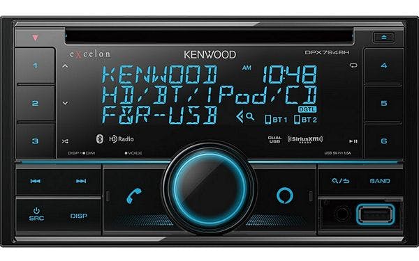 Kenwood Excelon DPX794BH 2-DIN CD Receiver with Bluetooth and HD Radio