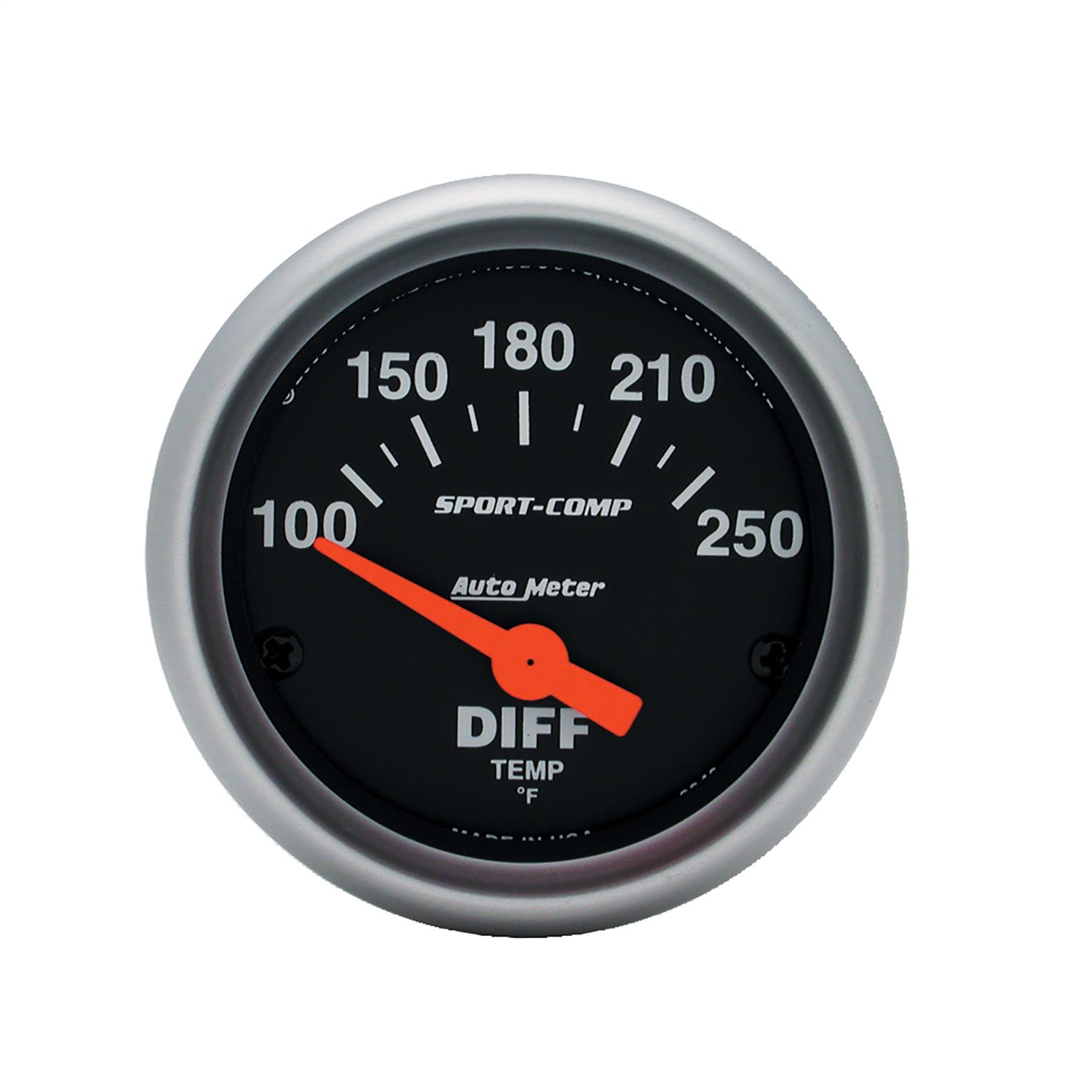 AutoMeter Products 3349 Gauge; Differential Temp; 2 1/16in.; 100-250° F; Electric; Sport-Comp