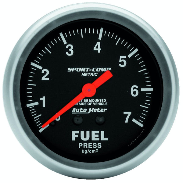 AutoMeter Products 3412-J Fuel Press 0-7 Kg/Cm2