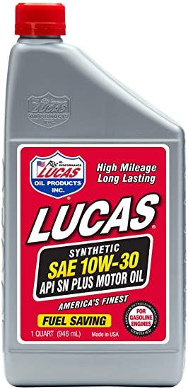 Lucas OIL SAE 10W-30 Plus Racing Motor Oil 10217