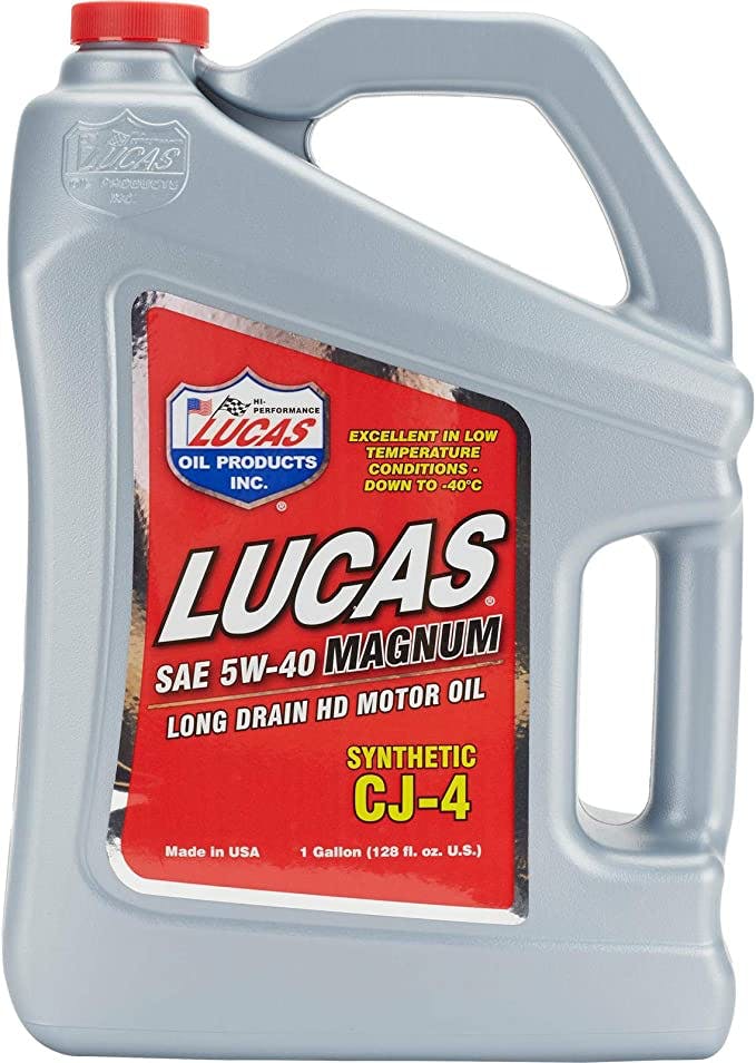 Lucas OIL Synthetic SAE 5W-40 CJ-4/SM Motor Oil 10439