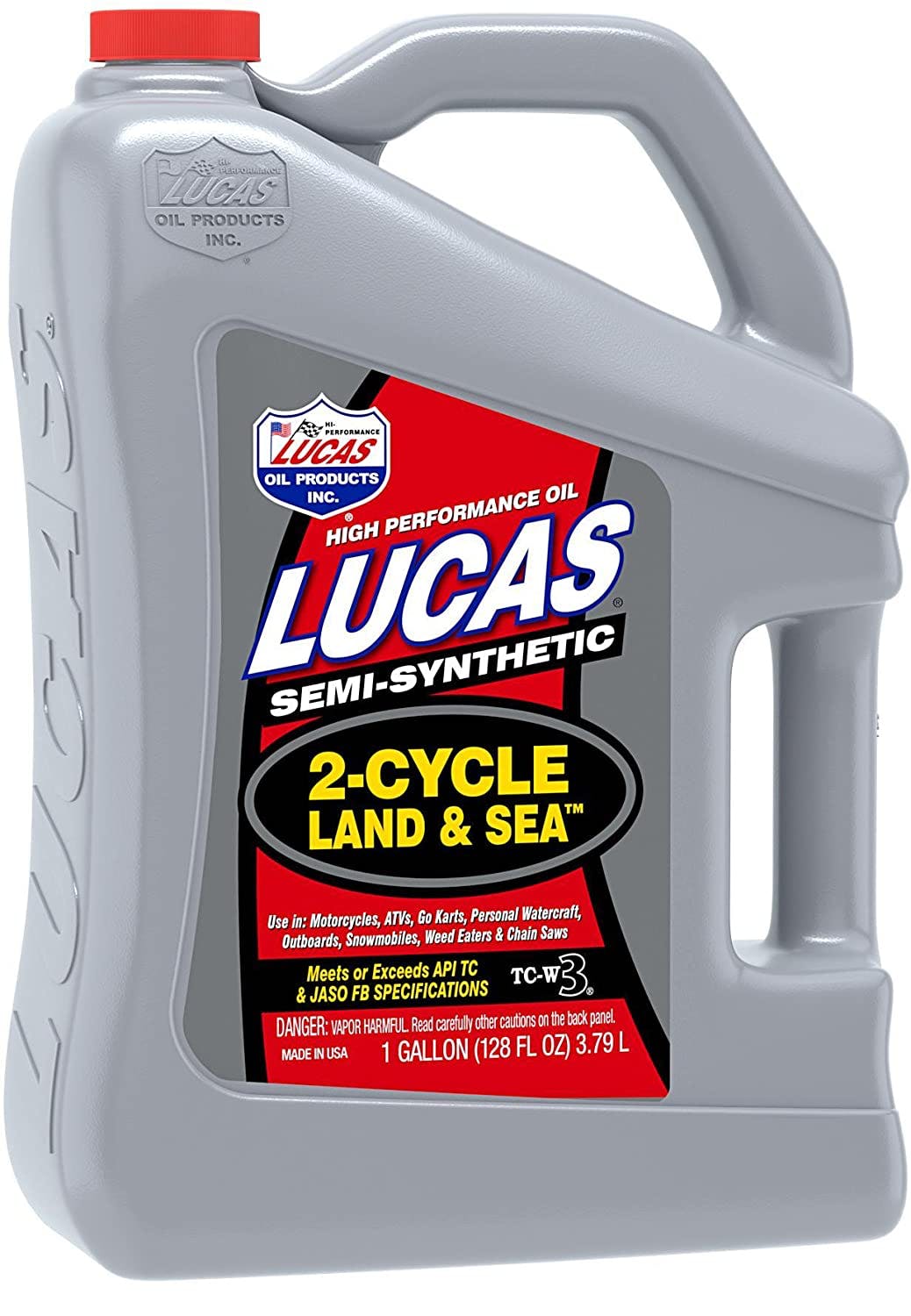 Lucas OIL Semi-Synthetic 2-Cycle Land and Sea Oil 10469